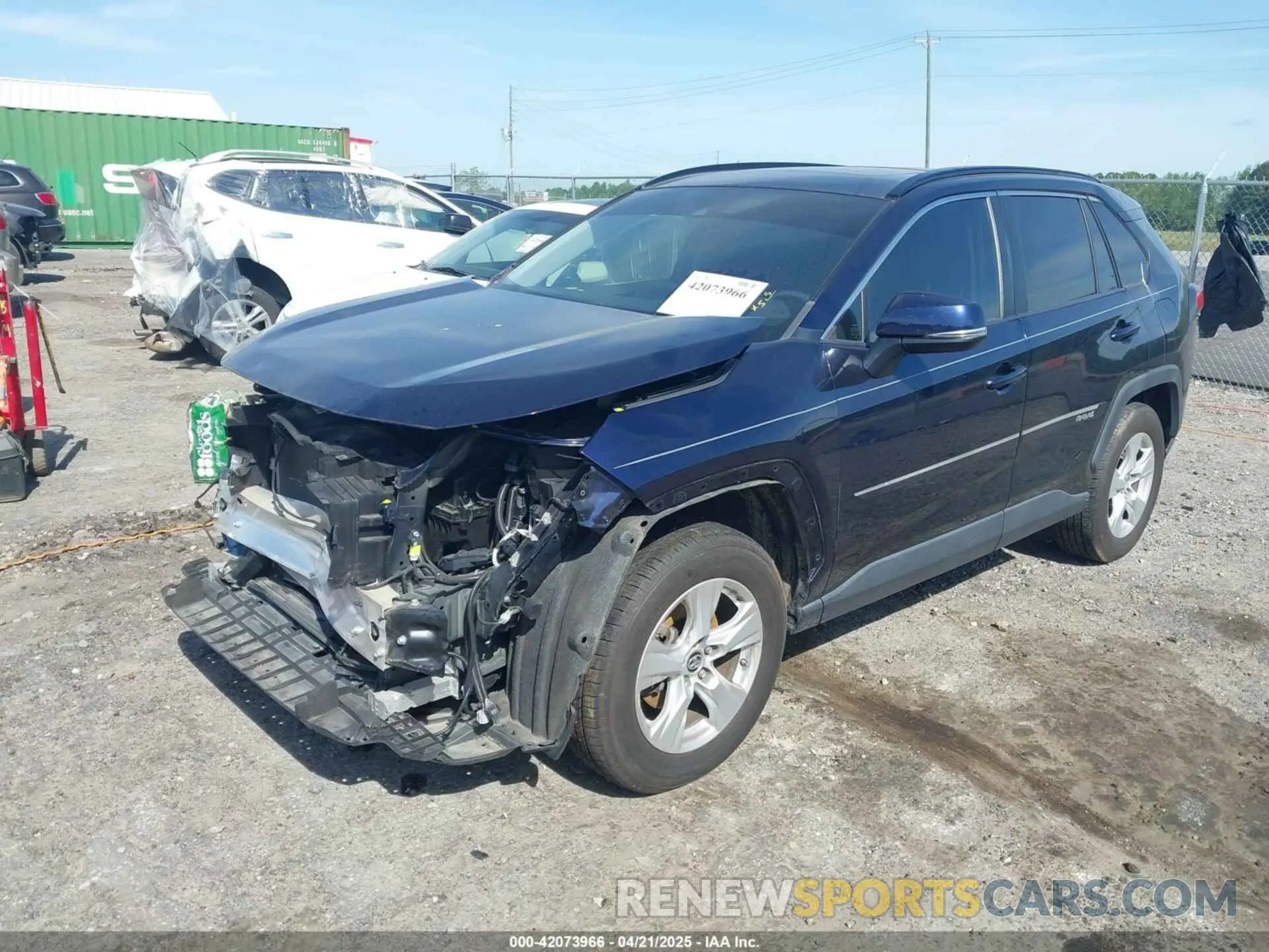 2 Photograph of a damaged car JTMW1RFV5KD502433 TOYOTA RAV4 2019