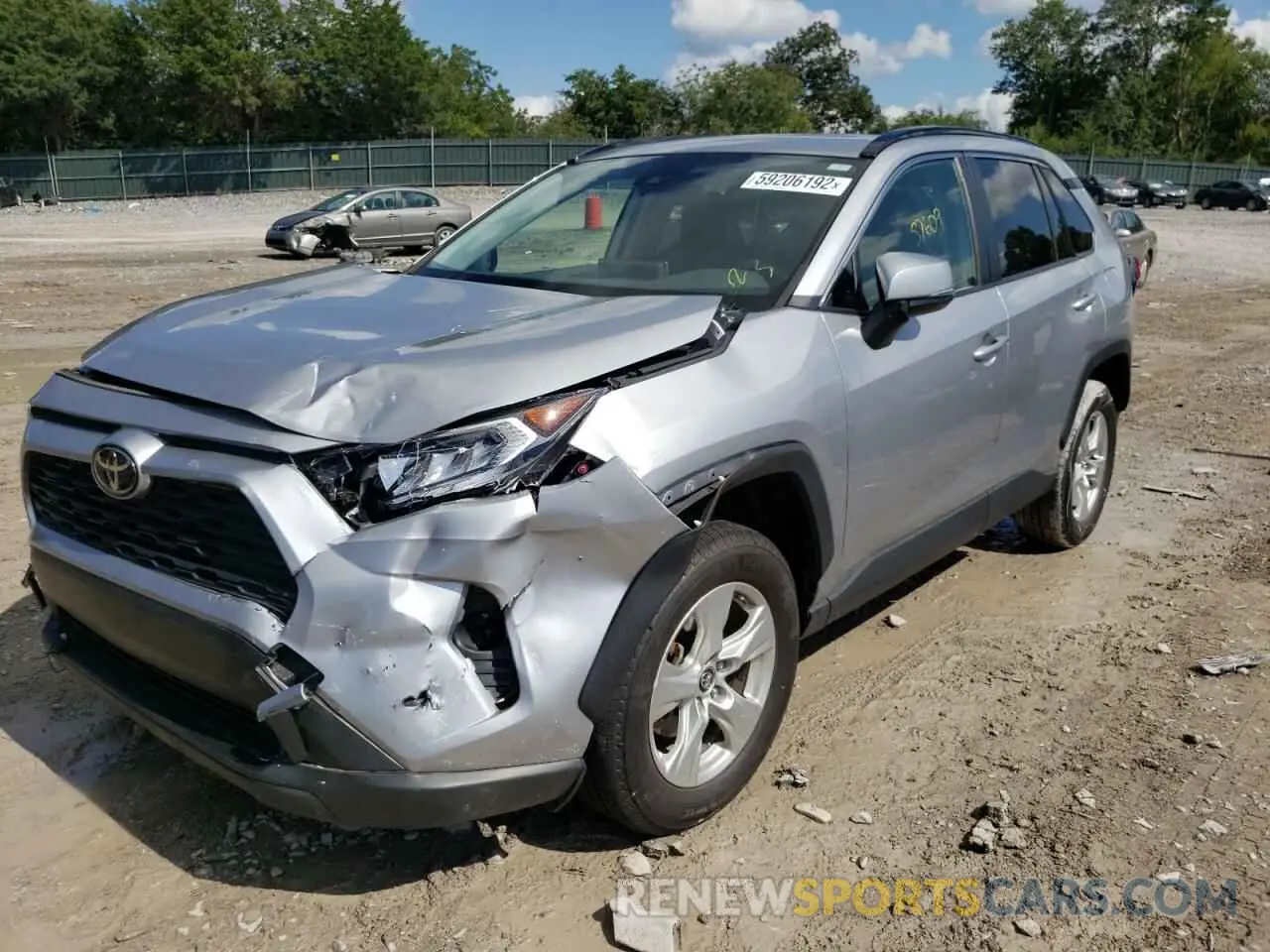 2 Фотография поврежденного автомобиля JTMW1RFV5KD513500 TOYOTA RAV4 2019