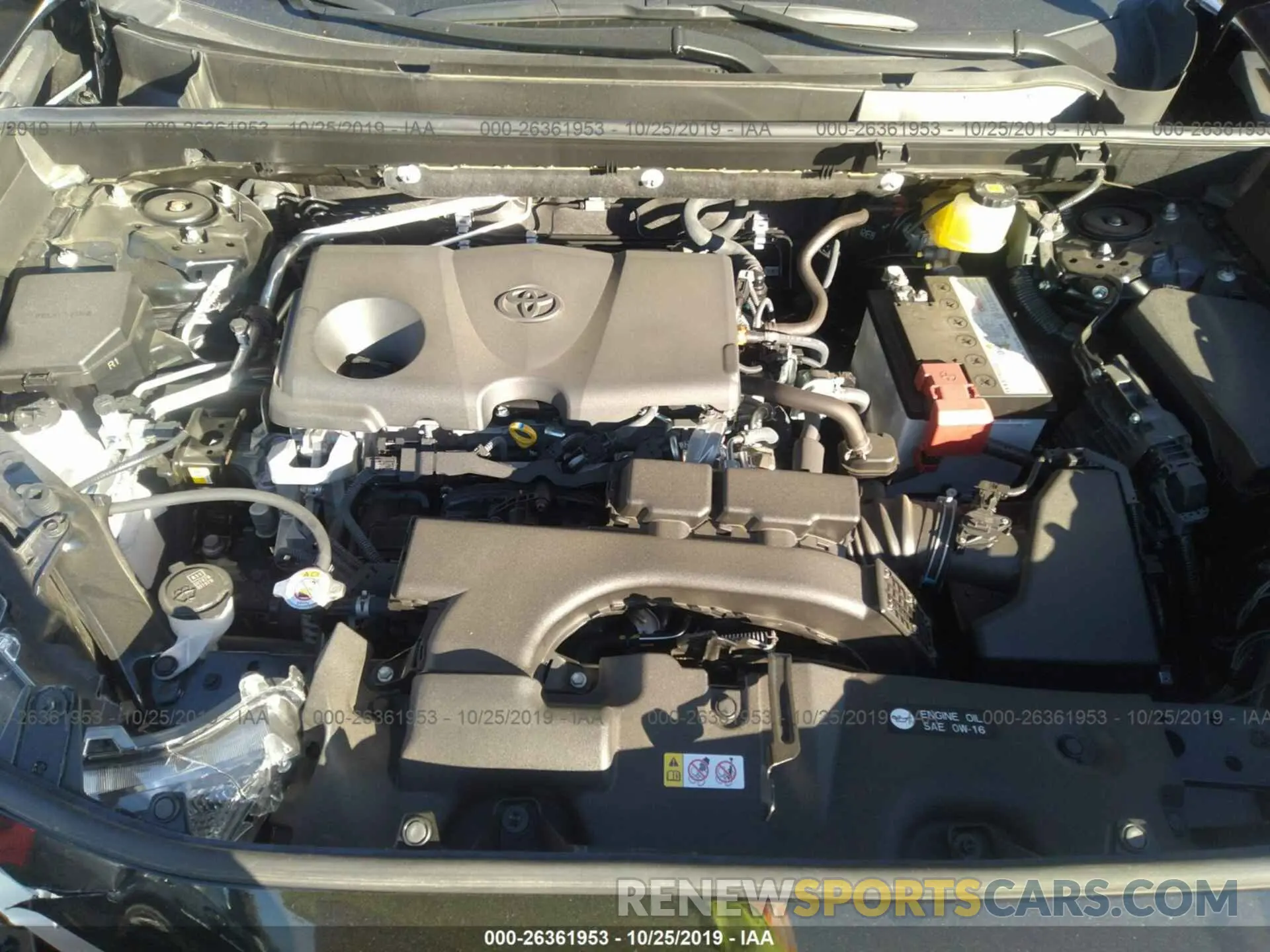 10 Photograph of a damaged car JTMW1RFV6KD024121 TOYOTA RAV4 2019