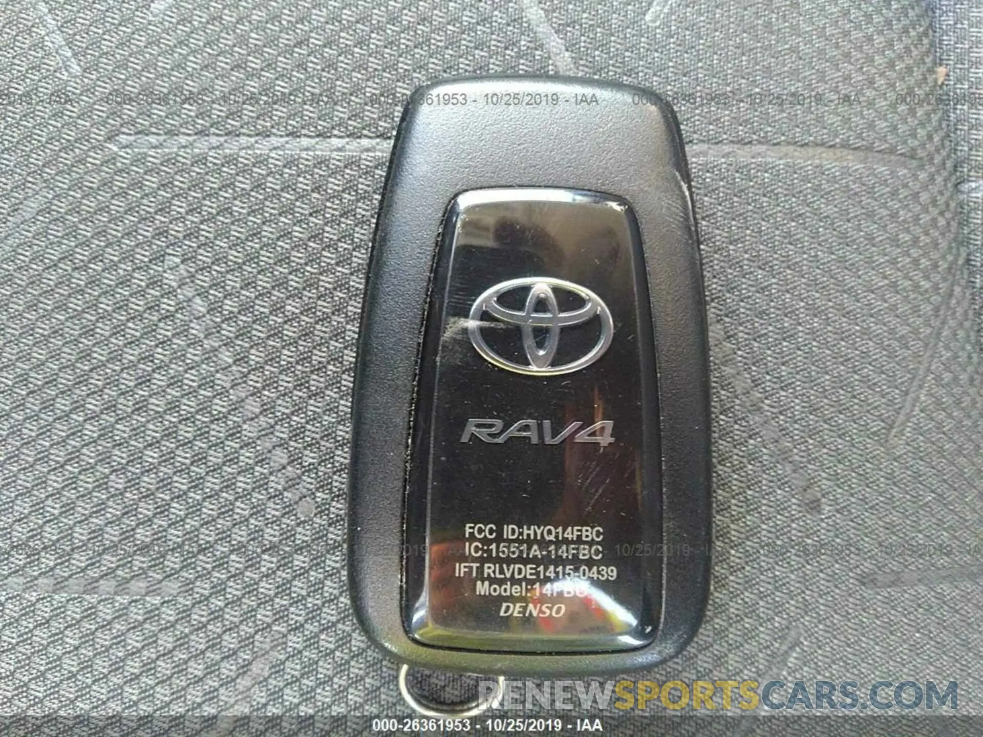 11 Photograph of a damaged car JTMW1RFV6KD024121 TOYOTA RAV4 2019
