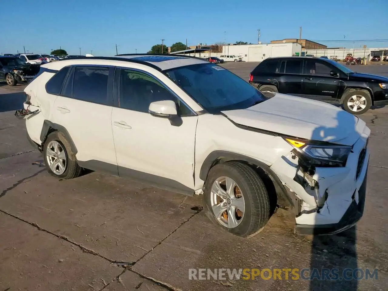 4 Photograph of a damaged car JTMW1RFV6KD512405 TOYOTA RAV4 2019