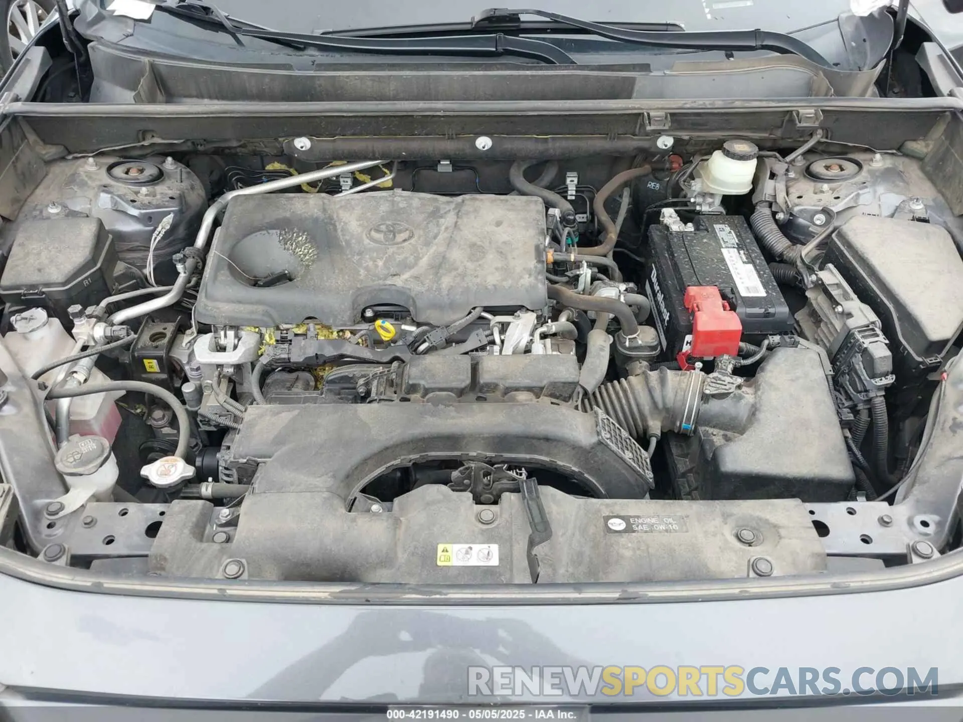 10 Фотография поврежденного автомобиля JTMW1RFV6KD513554 TOYOTA RAV4 2019