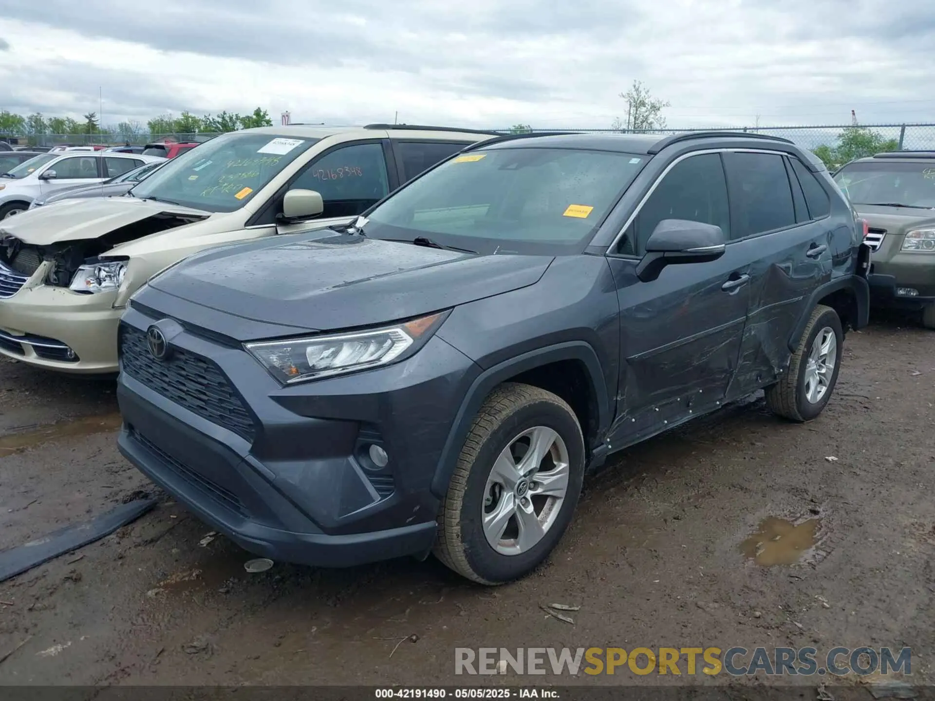 2 Фотография поврежденного автомобиля JTMW1RFV6KD513554 TOYOTA RAV4 2019