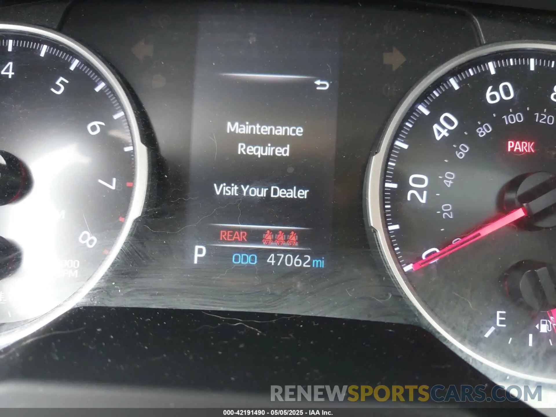 7 Фотография поврежденного автомобиля JTMW1RFV6KD513554 TOYOTA RAV4 2019
