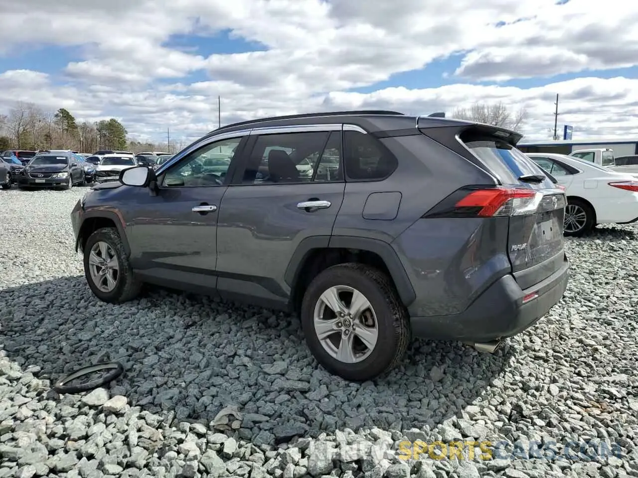 2 Фотография поврежденного автомобиля JTMW1RFV6KJ005909 TOYOTA RAV4 2019