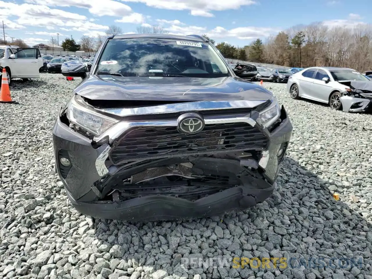 5 Фотография поврежденного автомобиля JTMW1RFV6KJ005909 TOYOTA RAV4 2019