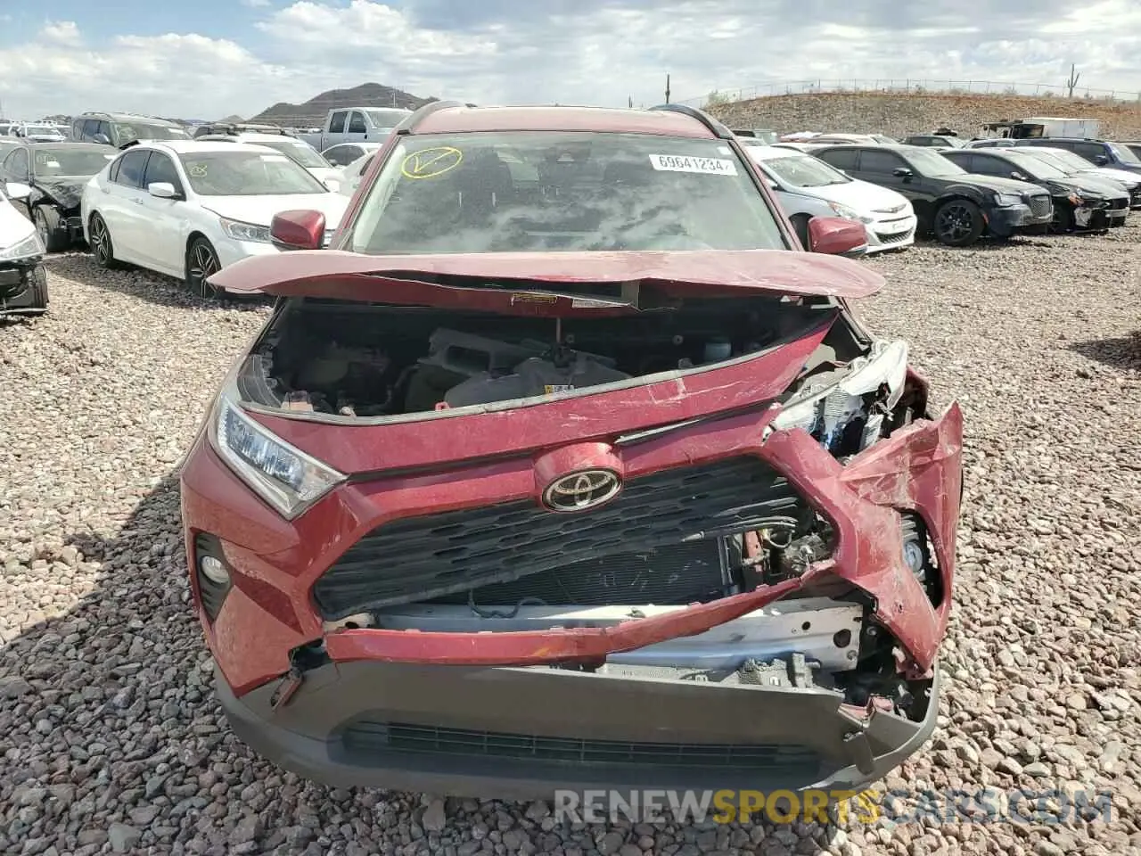 5 Photograph of a damaged car JTMW1RFV7KD004041 TOYOTA RAV4 2019