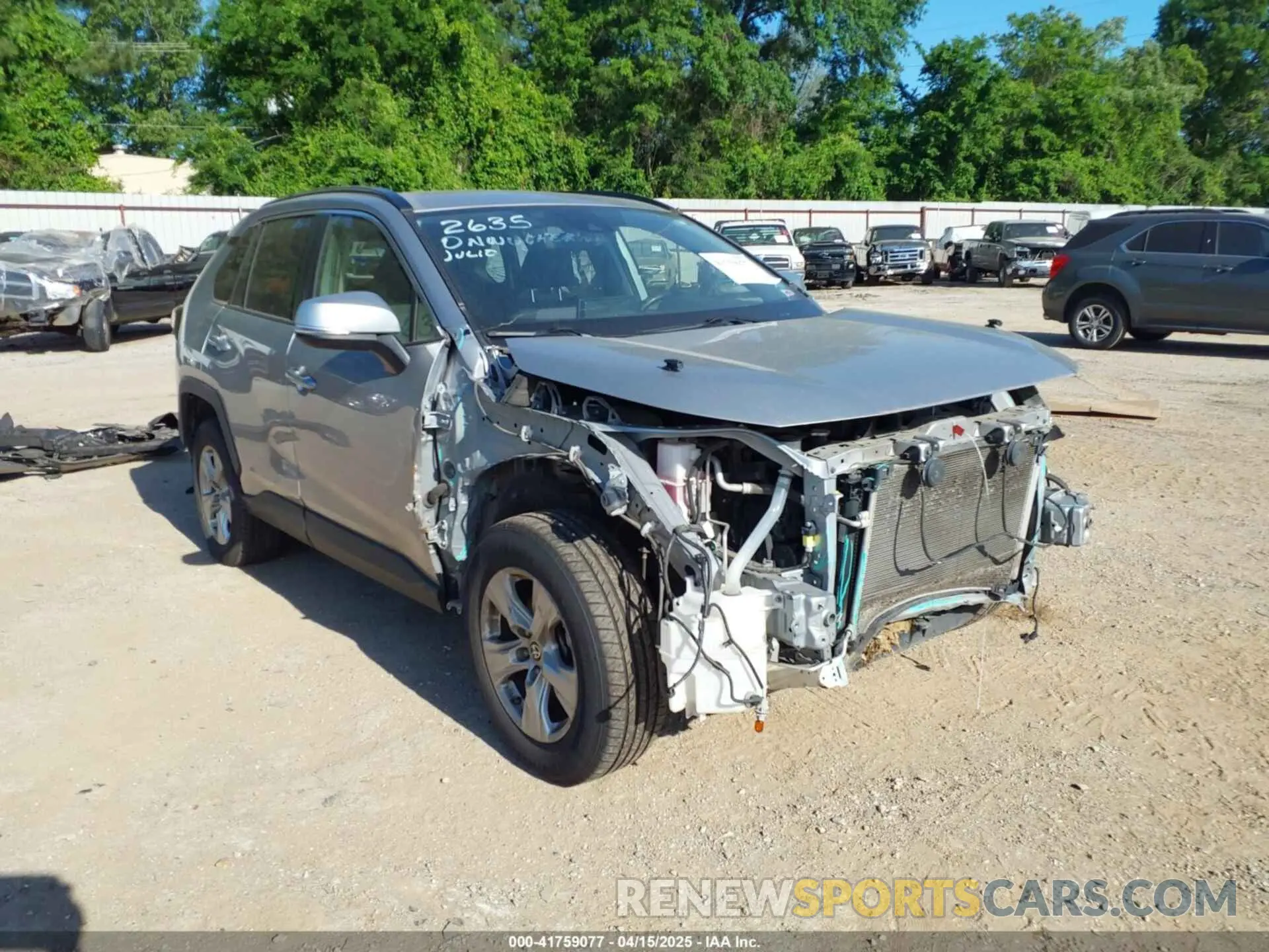 1 Фотография поврежденного автомобиля JTMW1RFV7KD041106 TOYOTA RAV4 2019