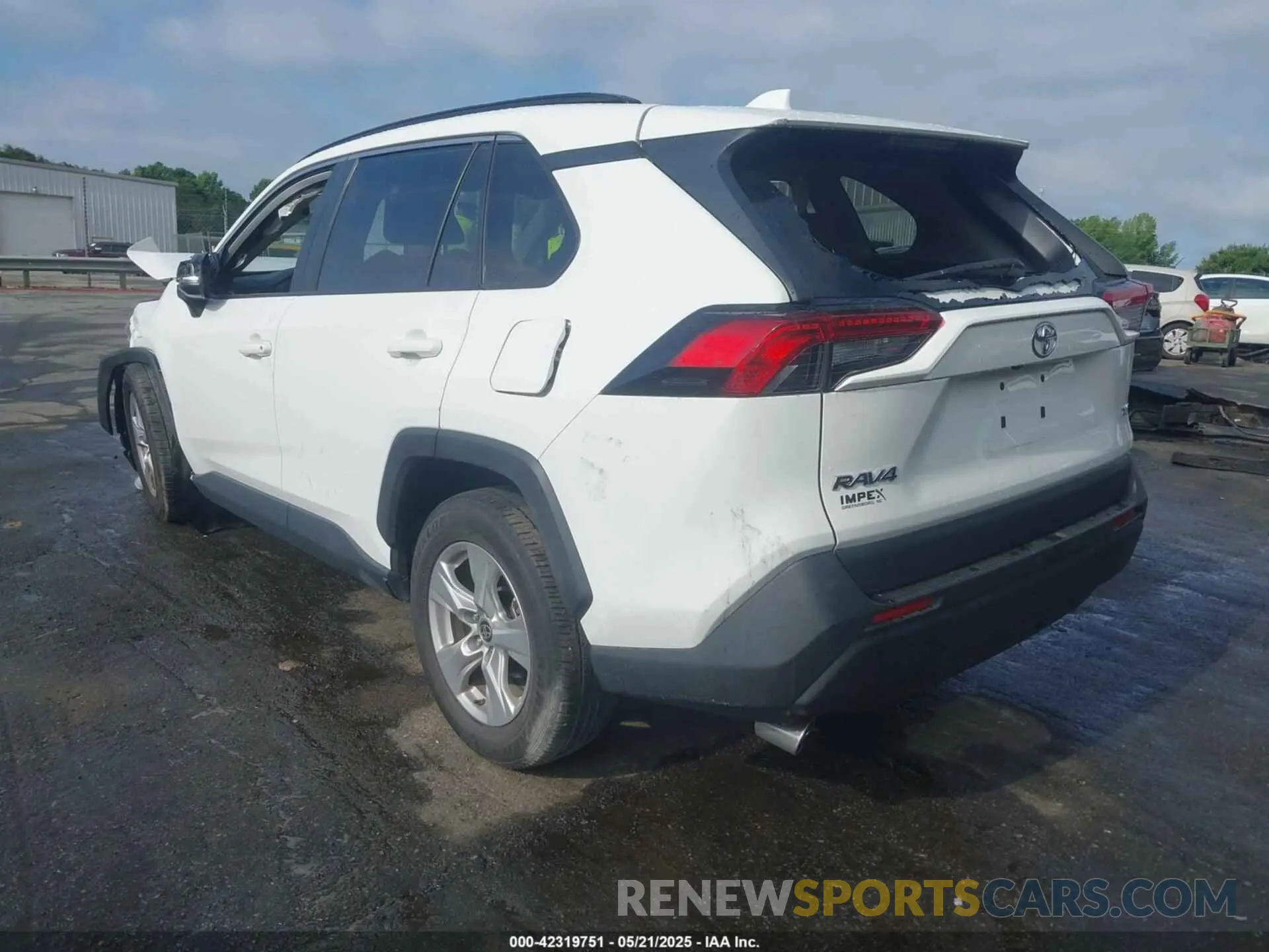 3 Photograph of a damaged car JTMW1RFV7KD041736 TOYOTA RAV4 2019