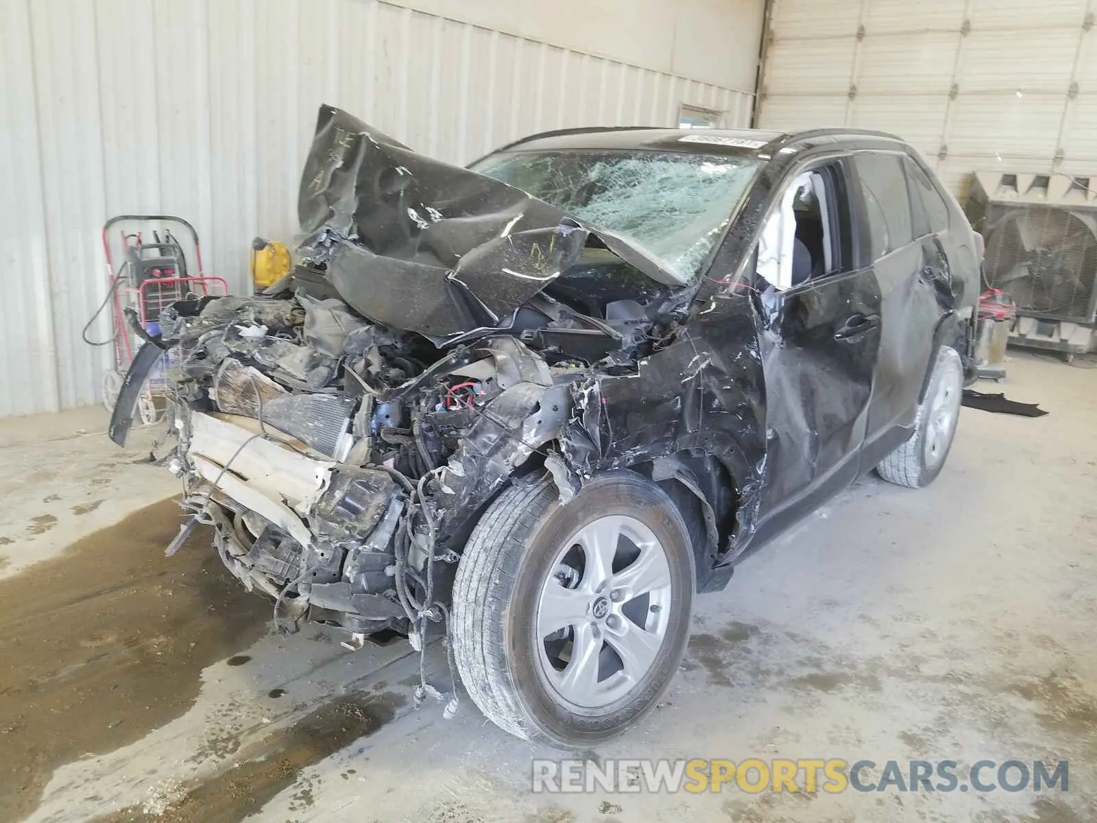 2 Photograph of a damaged car JTMW1RFV7KD502143 TOYOTA RAV4 2019