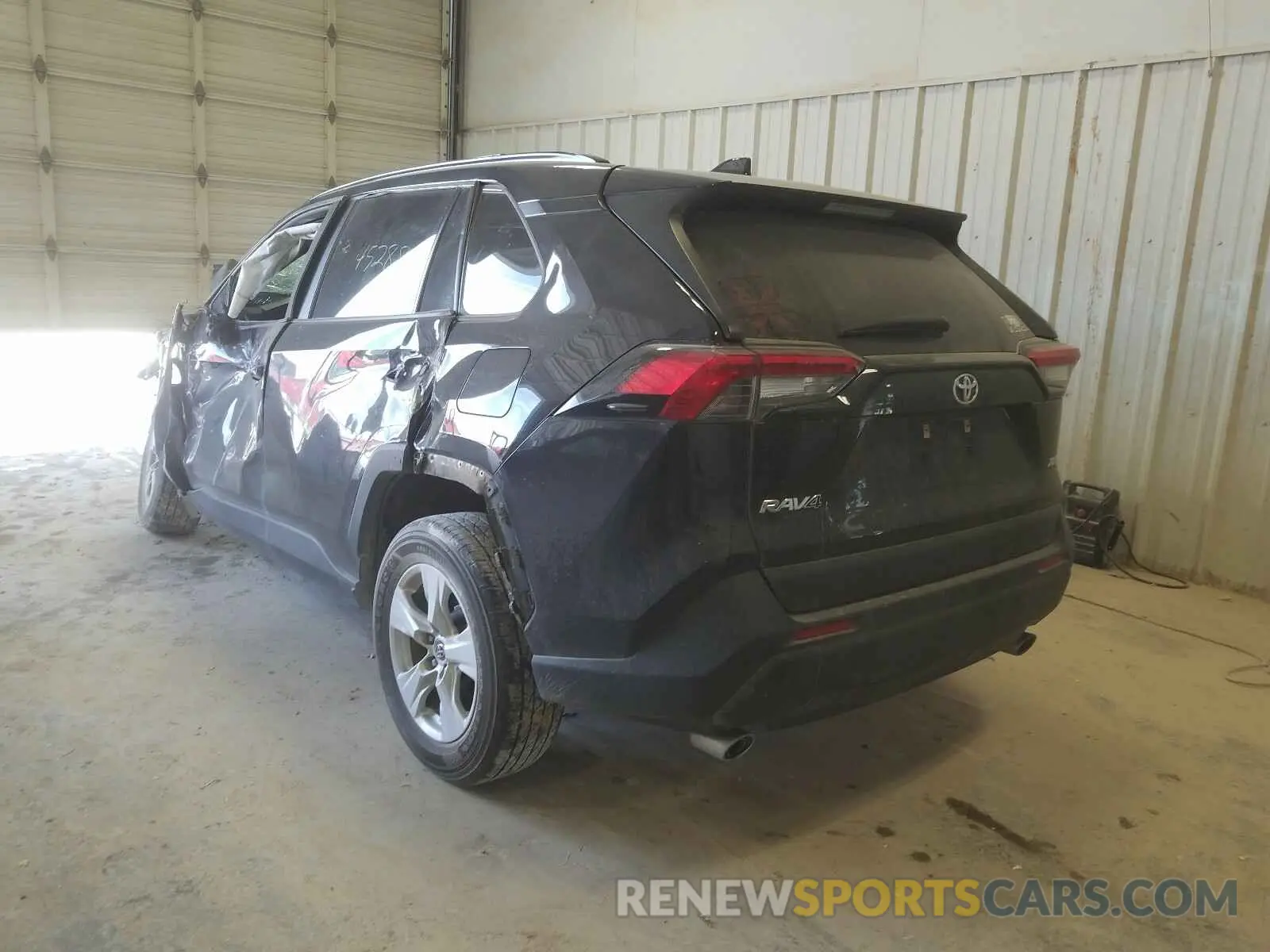 3 Photograph of a damaged car JTMW1RFV7KD502143 TOYOTA RAV4 2019