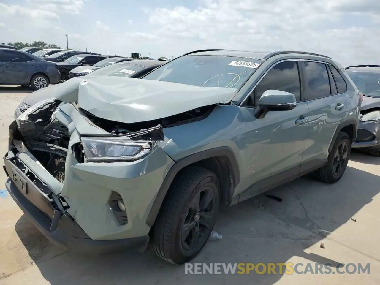 1 Фотография поврежденного автомобиля JTMW1RFV7KJ012383 TOYOTA RAV4 2019