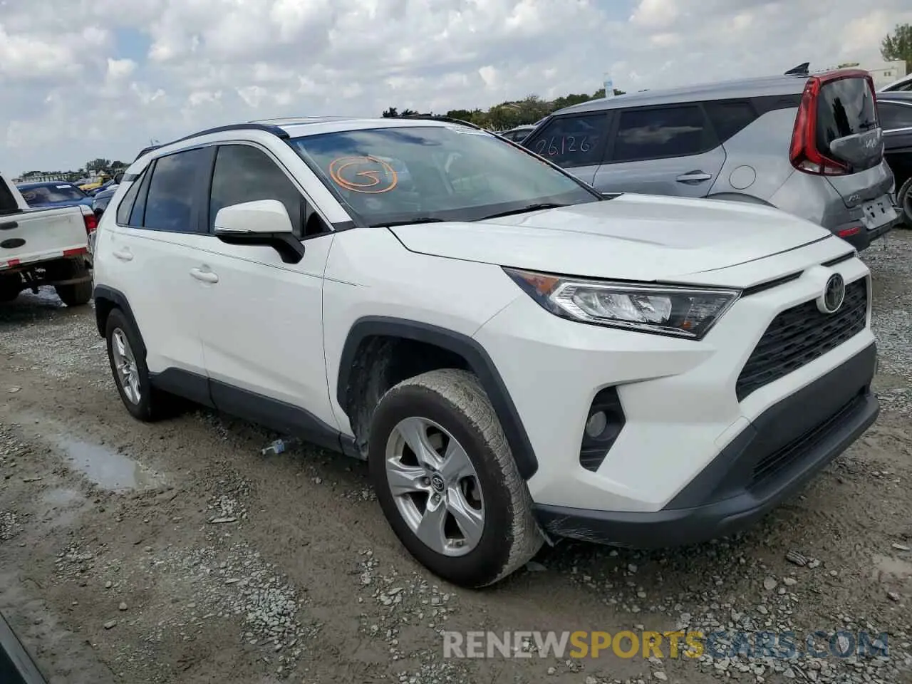 4 Фотография поврежденного автомобиля JTMW1RFV8KD017008 TOYOTA RAV4 2019