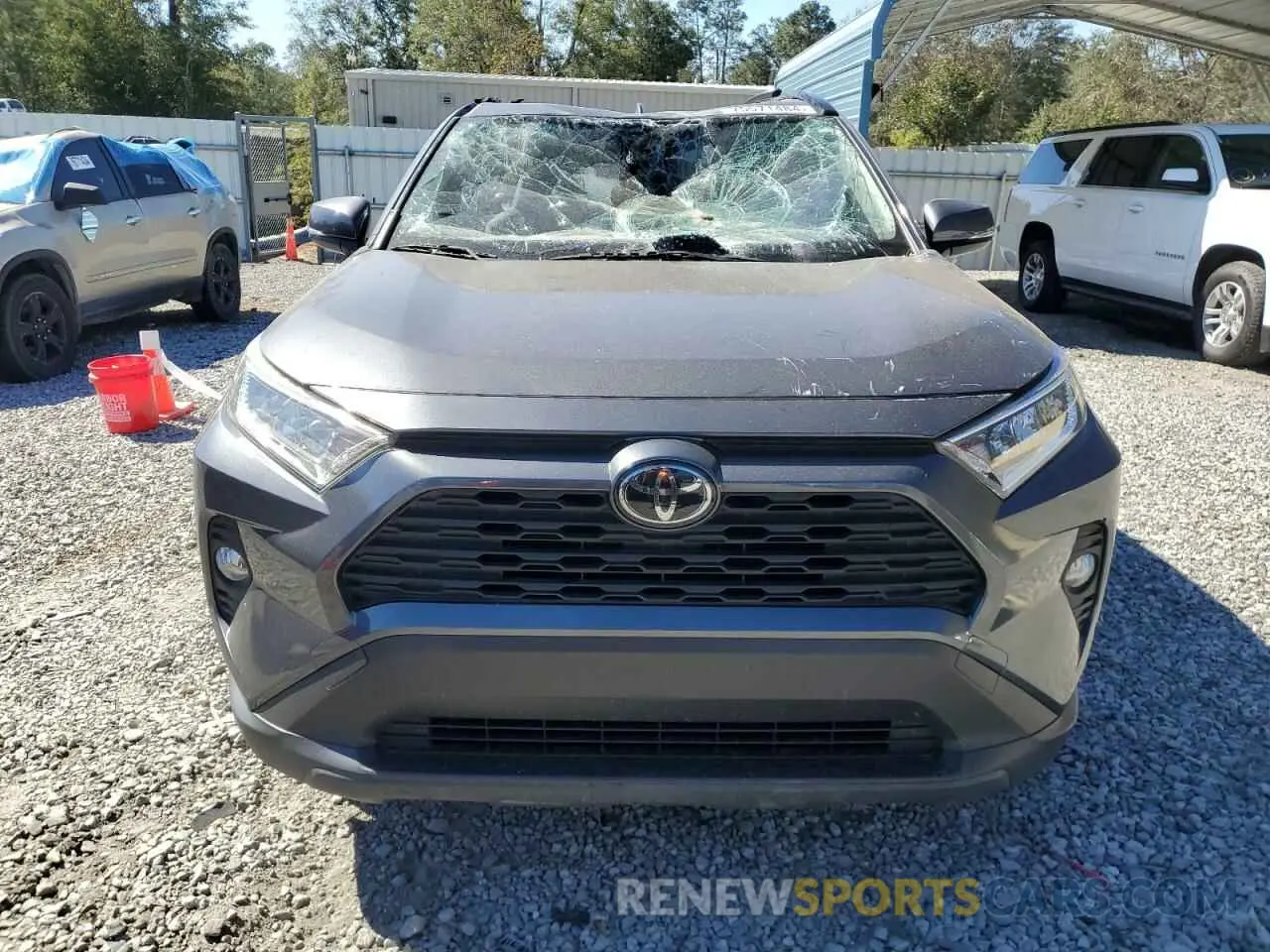 5 Фотография поврежденного автомобиля JTMW1RFV8KD017042 TOYOTA RAV4 2019