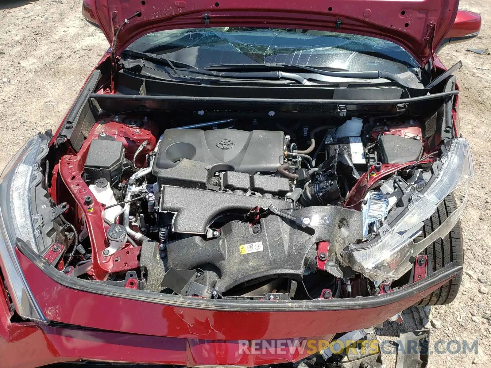 7 Photograph of a damaged car JTMW1RFV8KD037582 TOYOTA RAV4 2019