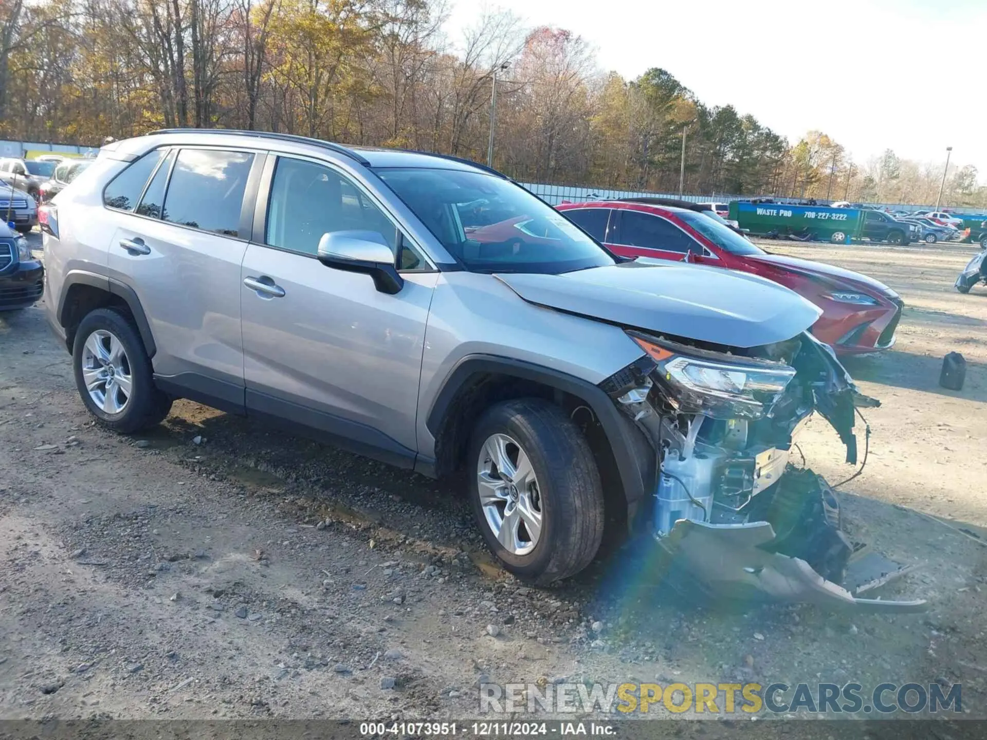 1 Photograph of a damaged car JTMW1RFV9KD016966 TOYOTA RAV4 2019