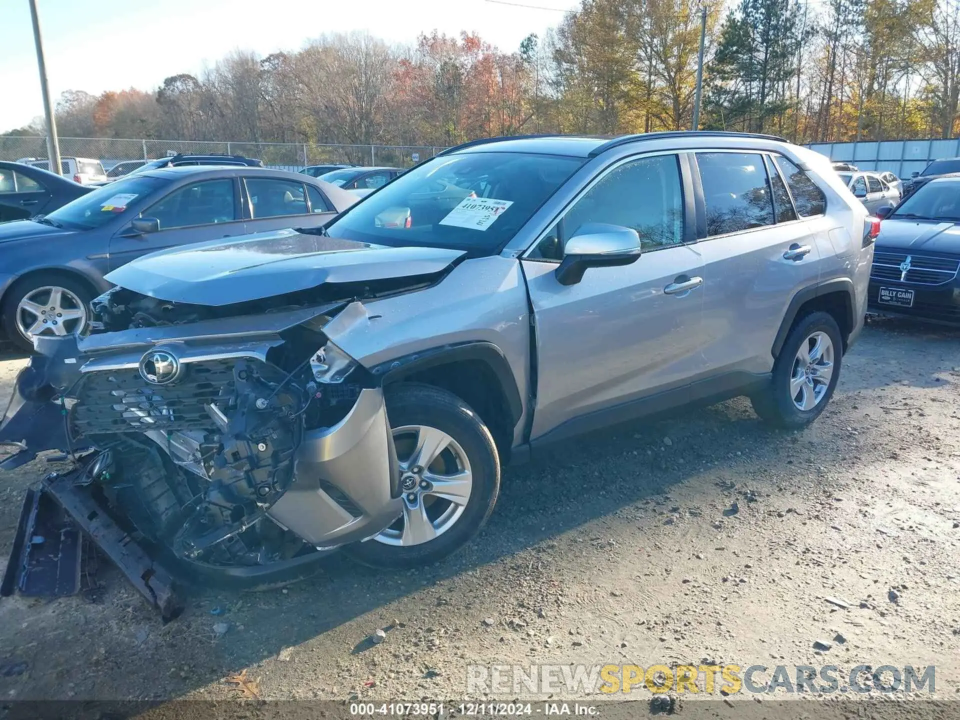 2 Photograph of a damaged car JTMW1RFV9KD016966 TOYOTA RAV4 2019