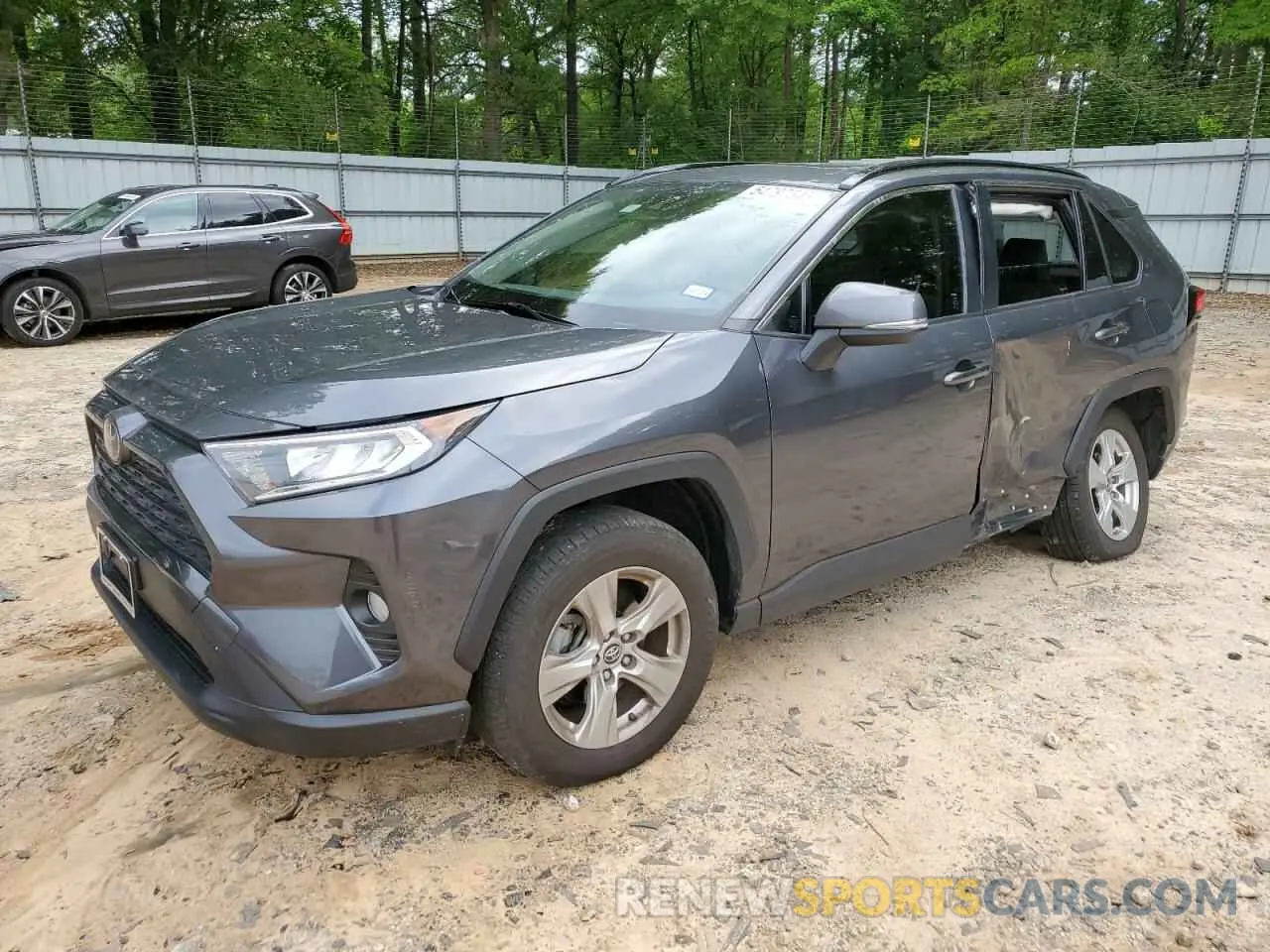 1 Photograph of a damaged car JTMW1RFV9KD035114 TOYOTA RAV4 2019