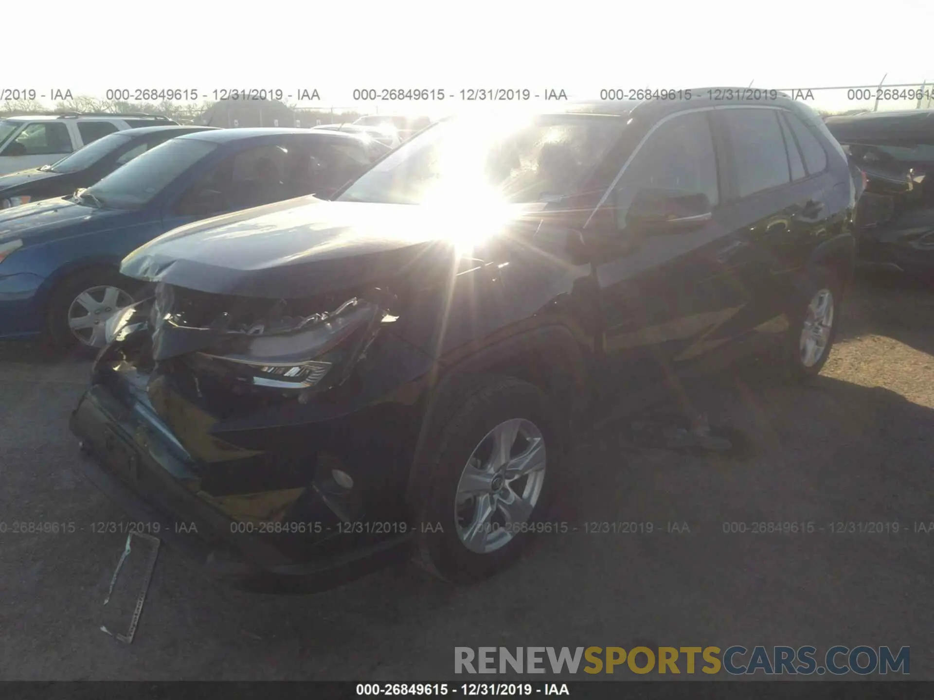 2 Photograph of a damaged car JTMW1RFV9KD510065 TOYOTA RAV4 2019