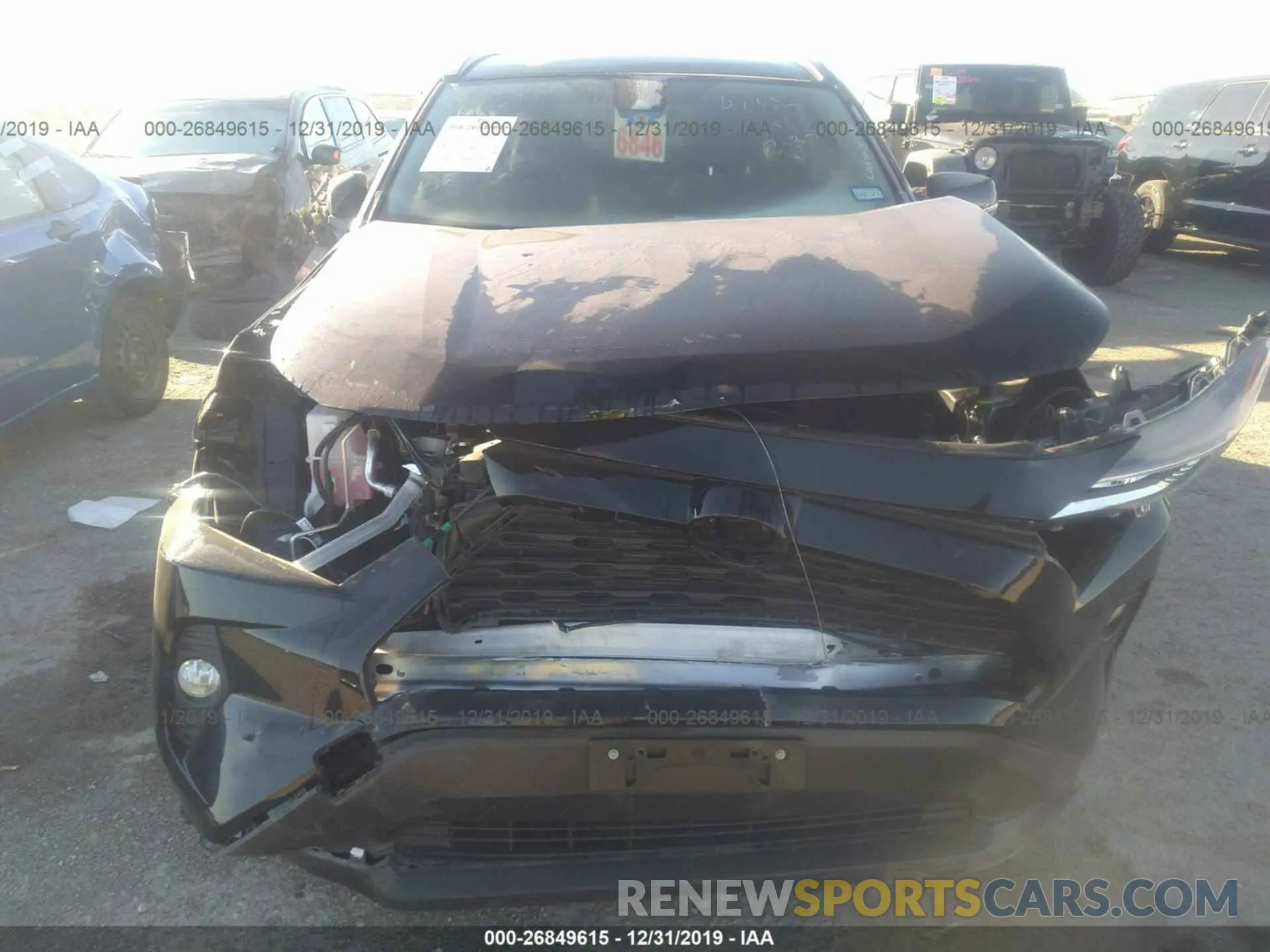 6 Photograph of a damaged car JTMW1RFV9KD510065 TOYOTA RAV4 2019