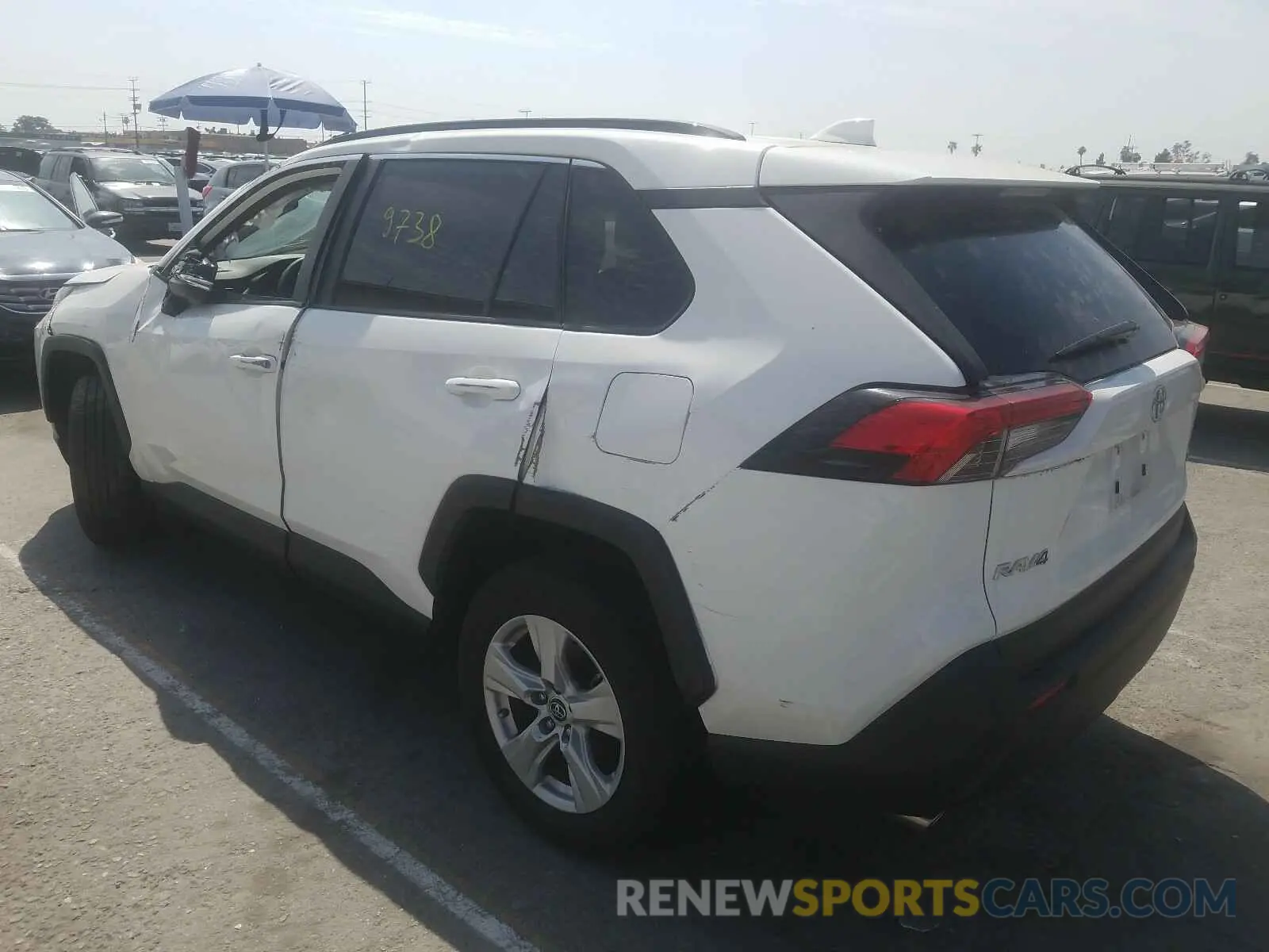 3 Photograph of a damaged car JTMW1RFV9KD512818 TOYOTA RAV4 2019