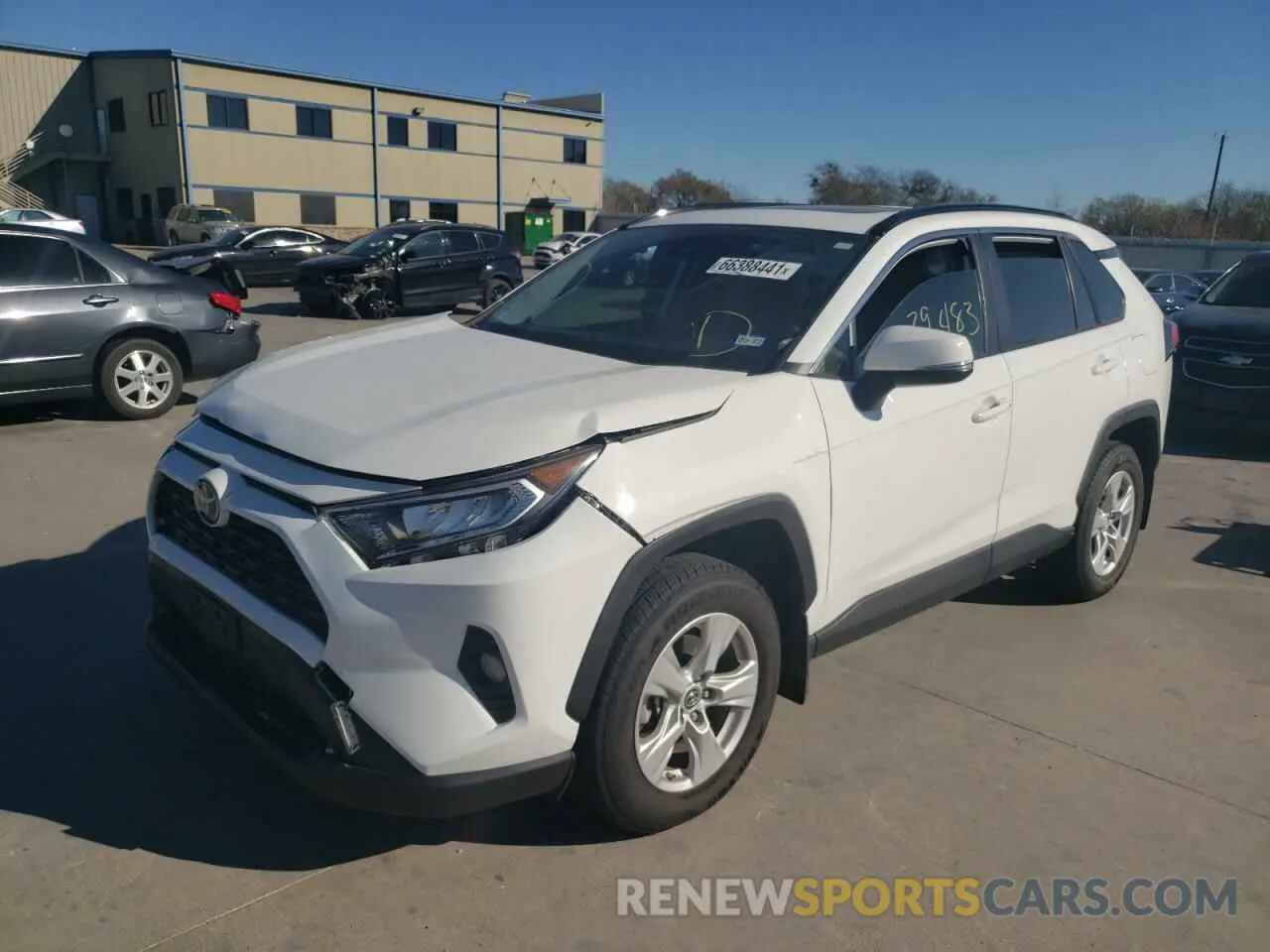 2 Photograph of a damaged car JTMW1RFVXKD024834 TOYOTA RAV4 2019