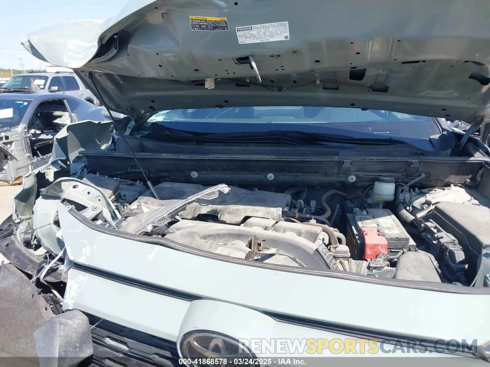 10 Photograph of a damaged car JTMW1RFVXKD035994 TOYOTA RAV4 2019