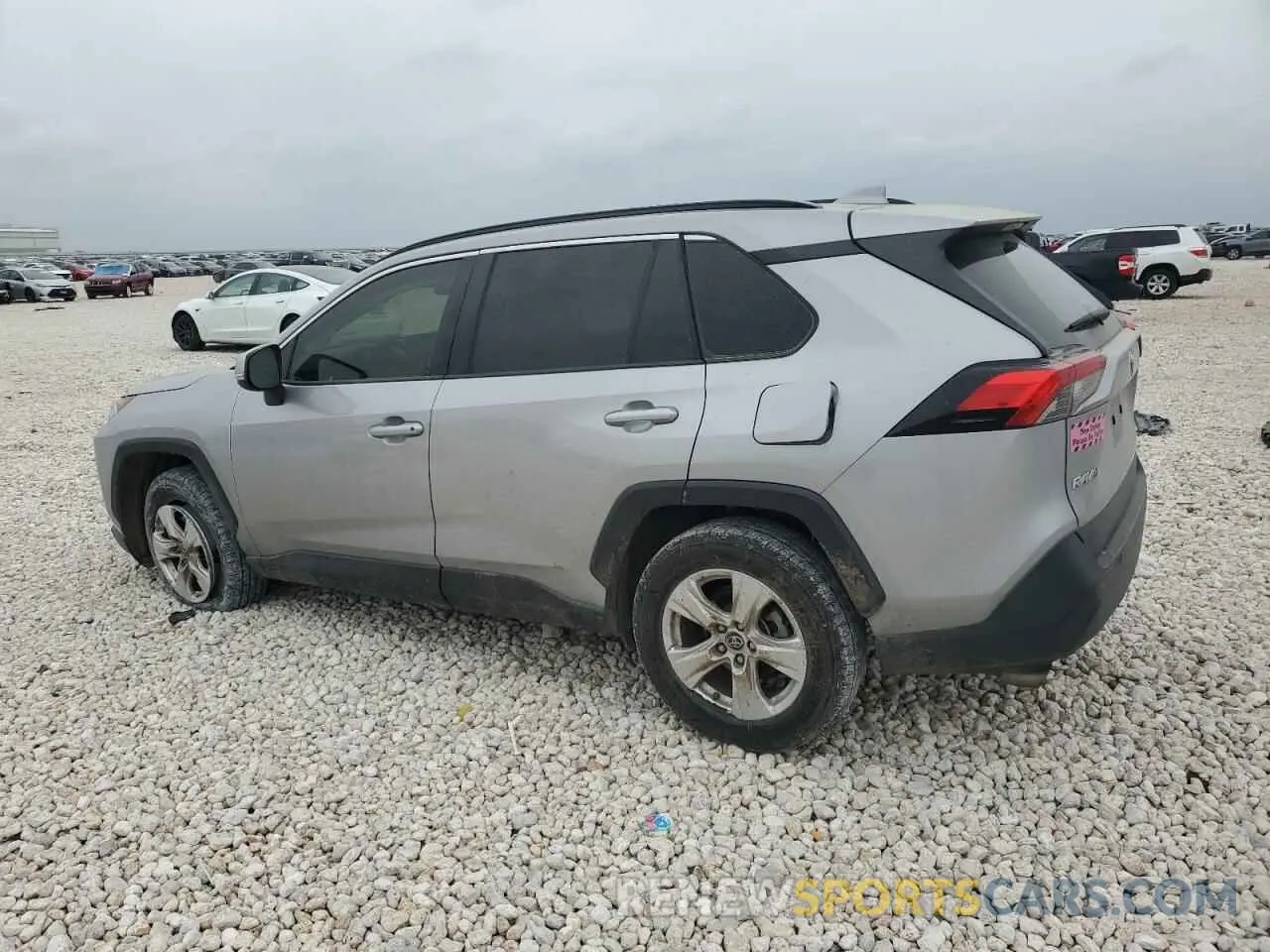 2 Photograph of a damaged car JTMW1RFVXKD500418 TOYOTA RAV4 2019