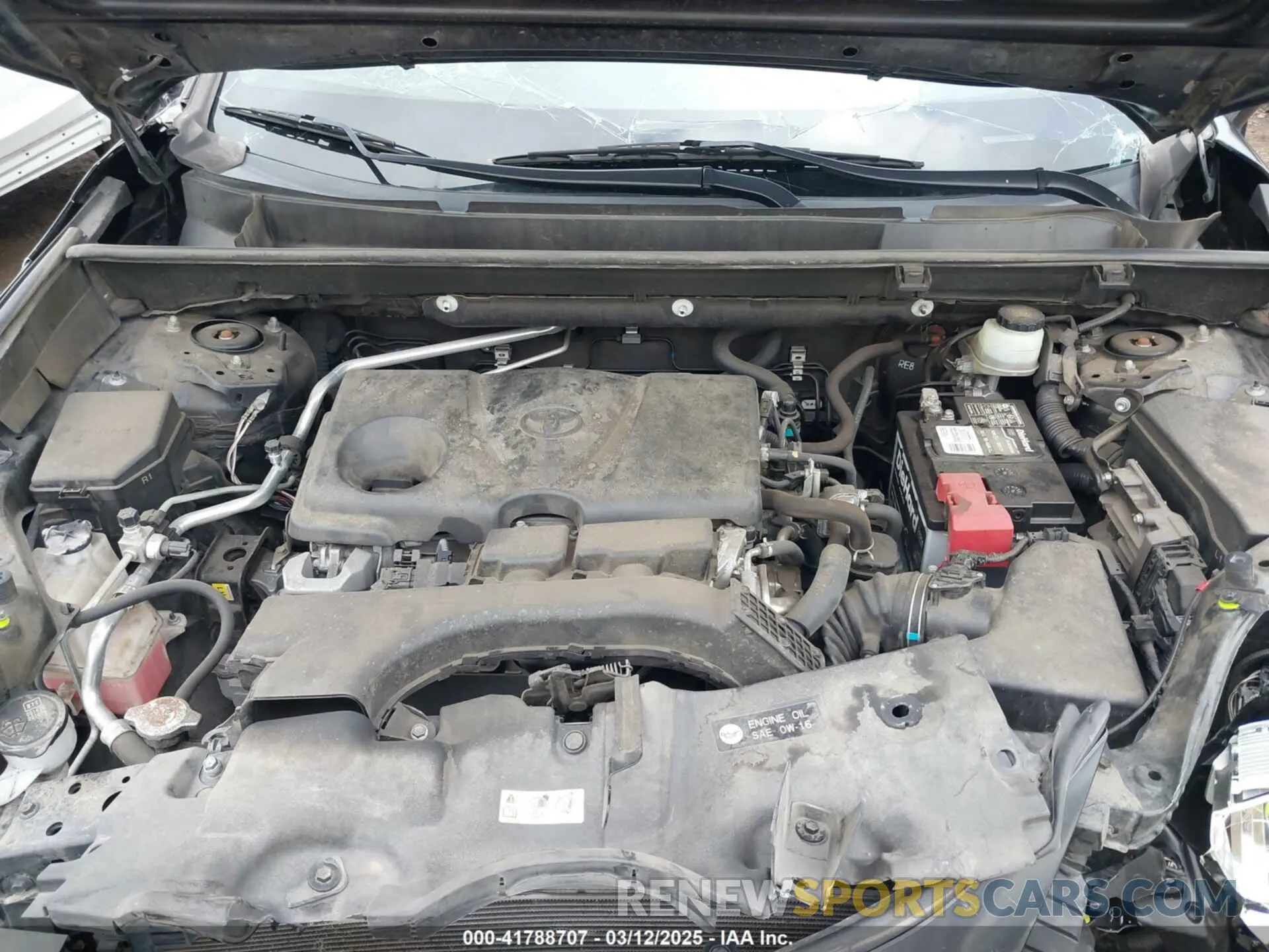 10 Photograph of a damaged car JTMW1RFVXKD502802 TOYOTA RAV4 2019