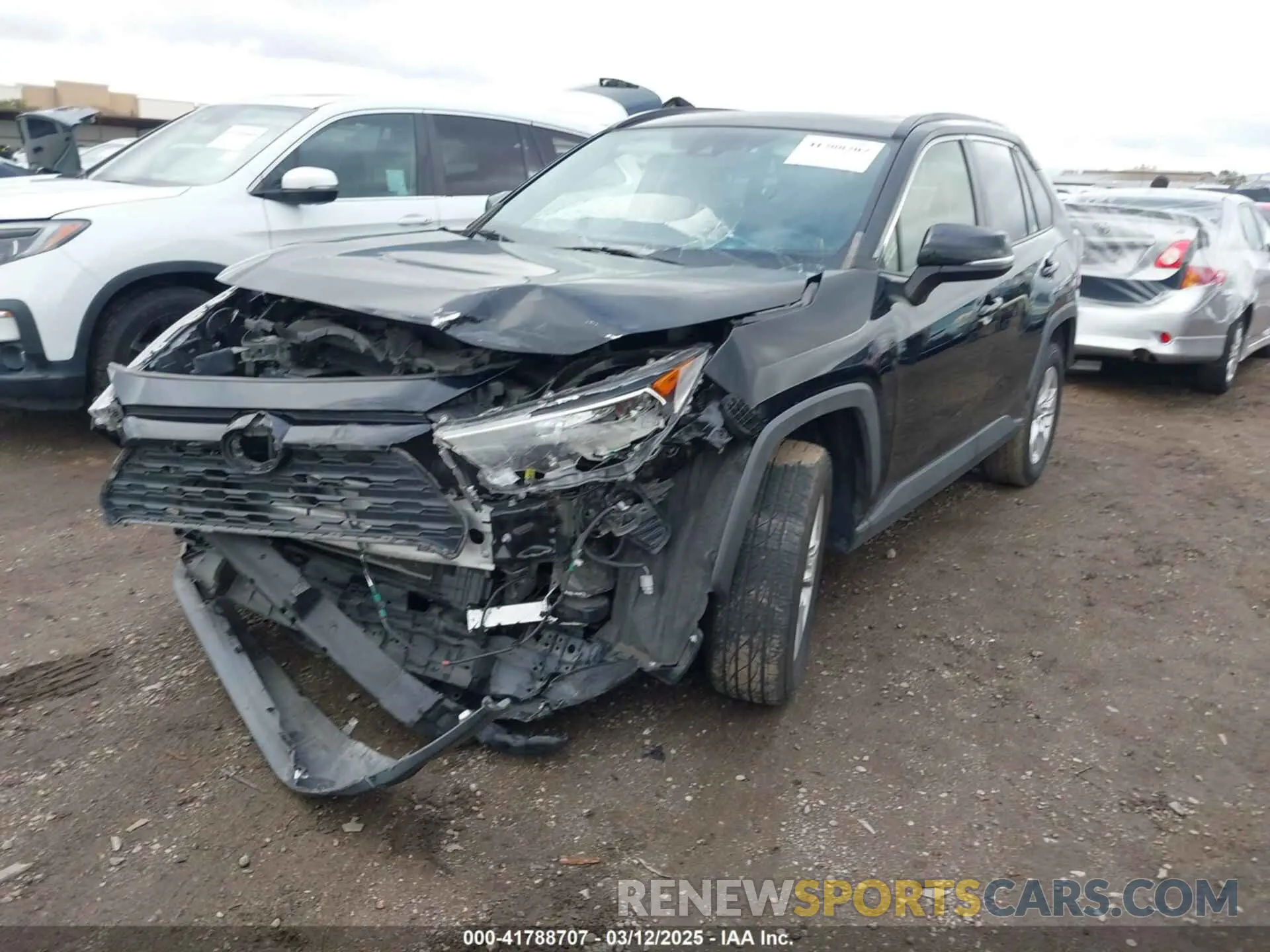 2 Photograph of a damaged car JTMW1RFVXKD502802 TOYOTA RAV4 2019