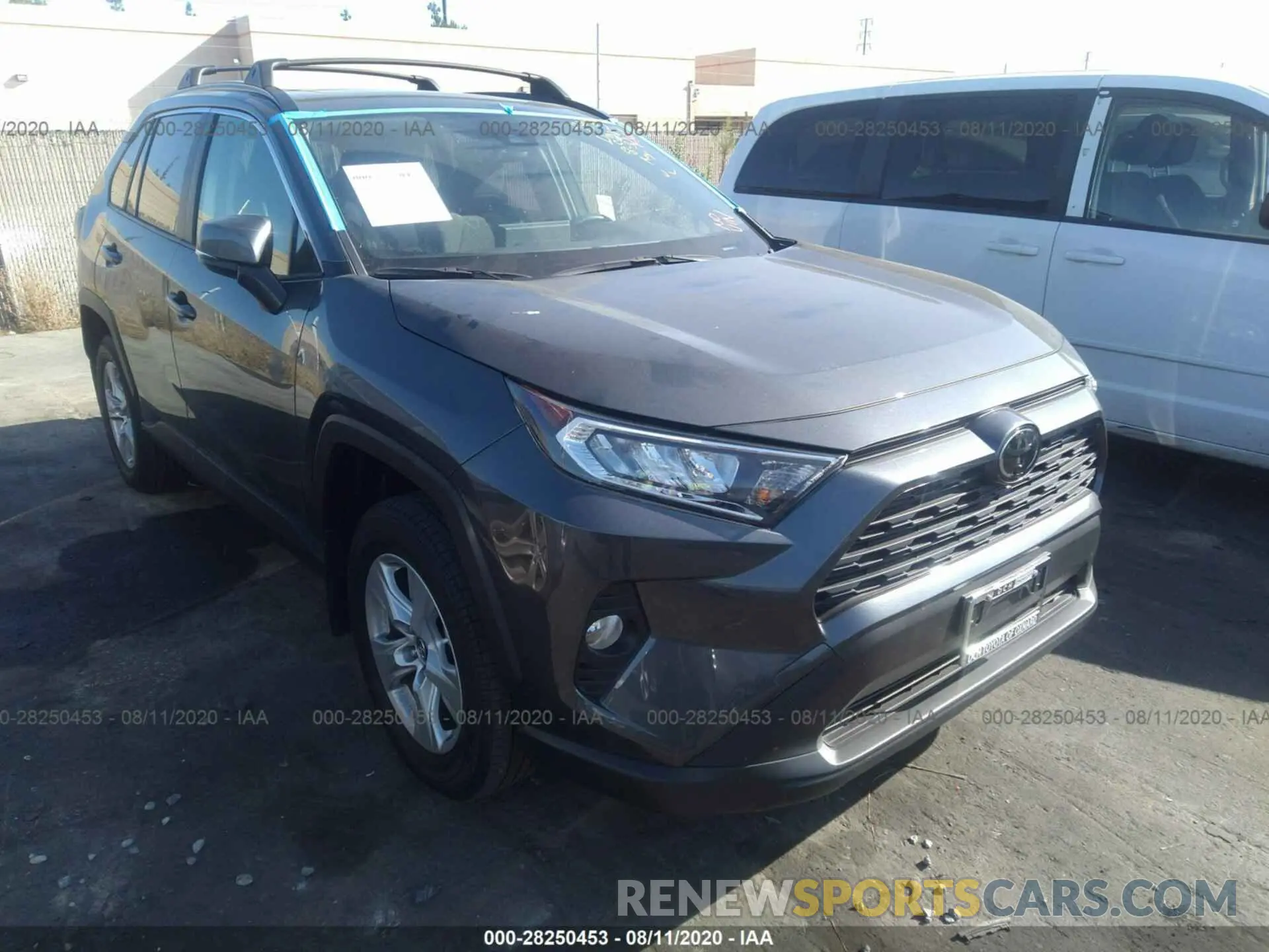 1 Photograph of a damaged car JTMW1RFVXKD503495 TOYOTA RAV4 2019