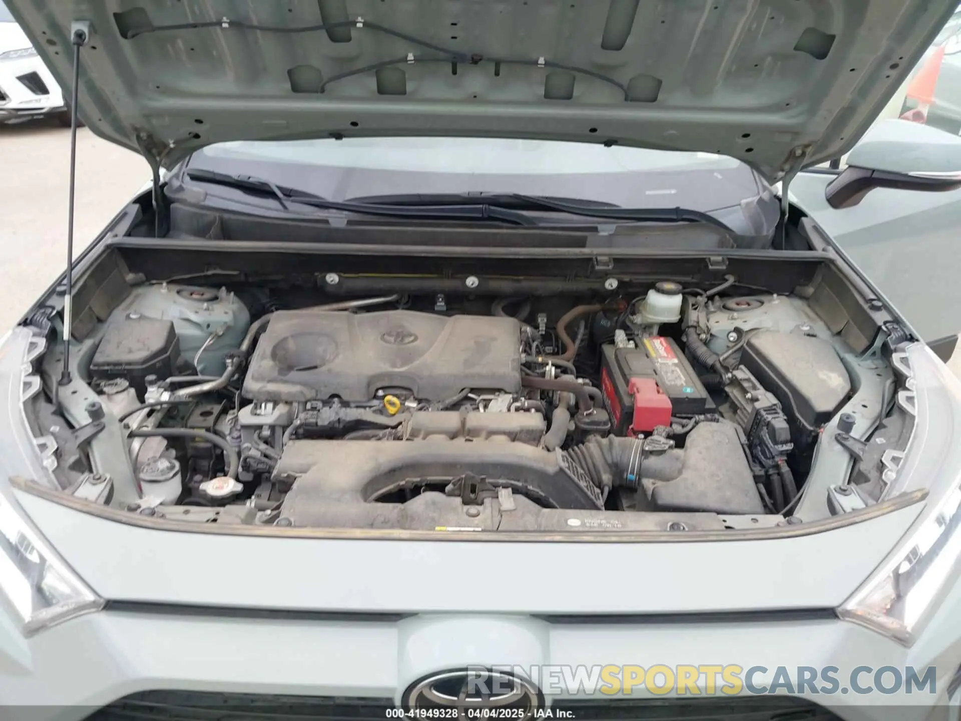 10 Фотография поврежденного автомобиля JTMW1RFVXKD505425 TOYOTA RAV4 2019