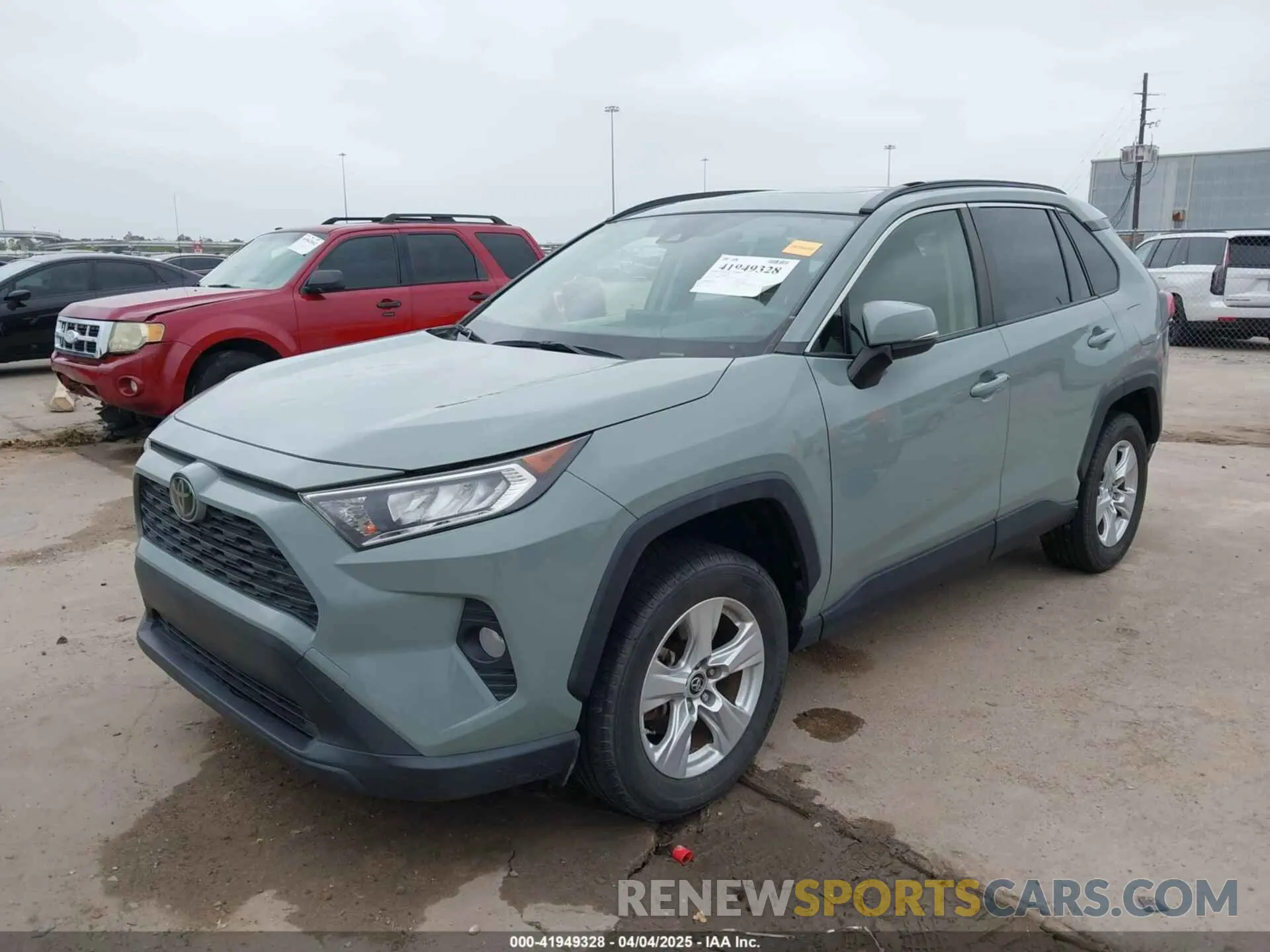 2 Фотография поврежденного автомобиля JTMW1RFVXKD505425 TOYOTA RAV4 2019