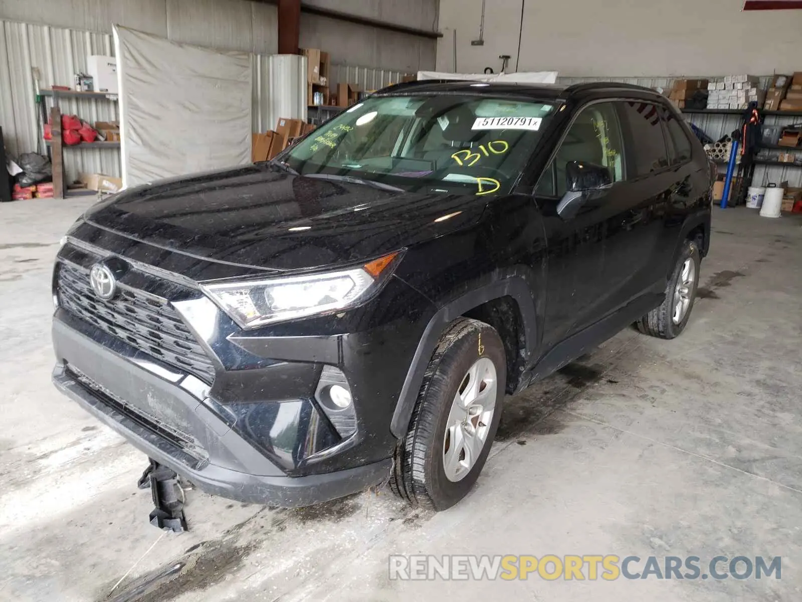 2 Фотография поврежденного автомобиля JTMW1RFVXKD509670 TOYOTA RAV4 2019