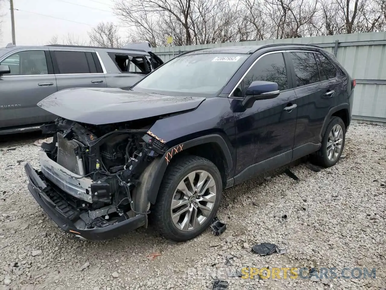 1 Фотография поврежденного автомобиля JTMY1RFV3KD502908 TOYOTA RAV4 2019