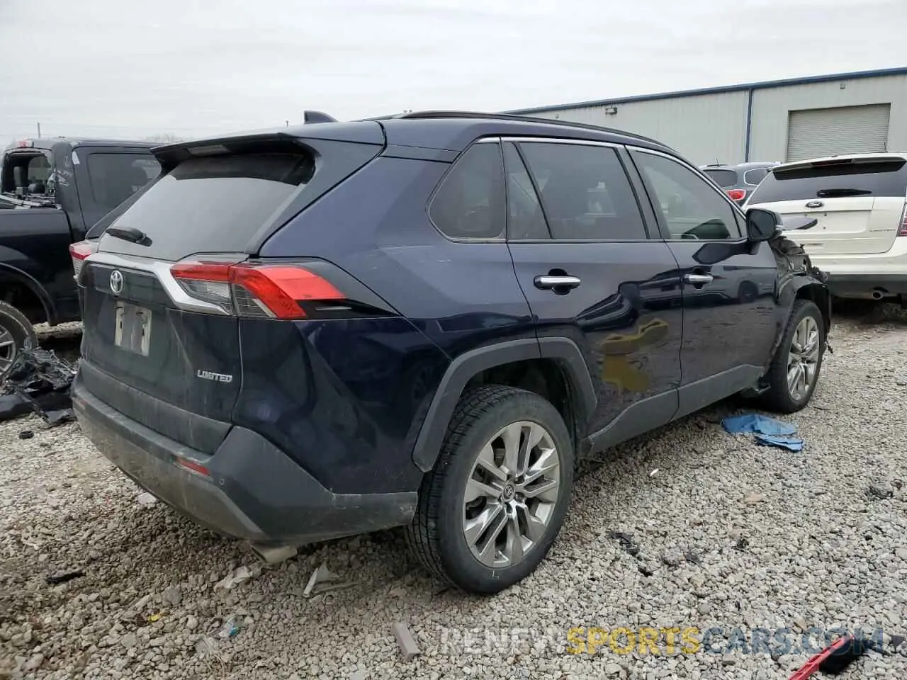 3 Фотография поврежденного автомобиля JTMY1RFV3KD502908 TOYOTA RAV4 2019