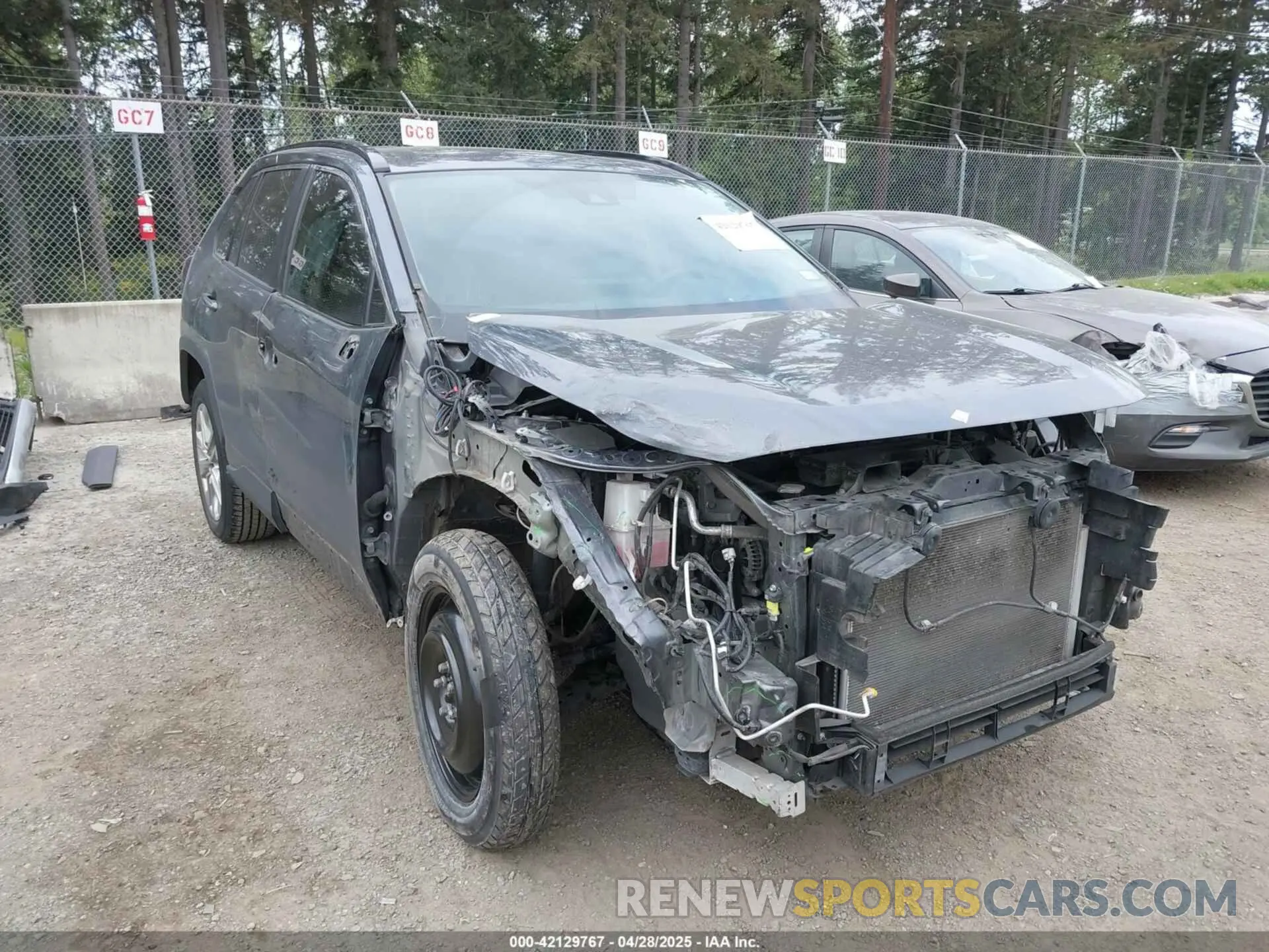 1 Photograph of a damaged car JTMY1RFV6KD031787 TOYOTA RAV4 2019
