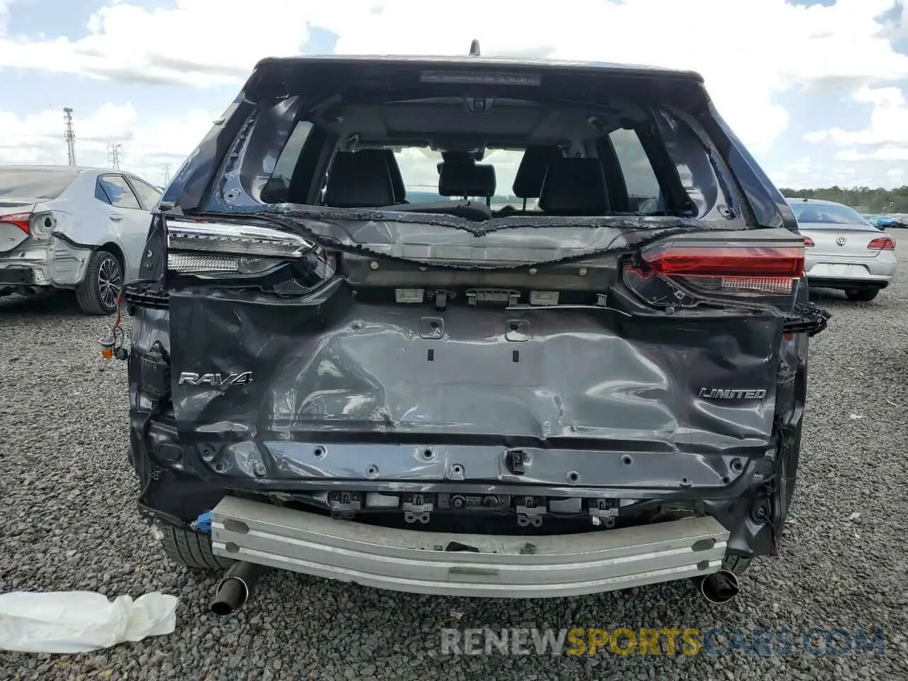 6 Photograph of a damaged car JTMY1RFV6KD515247 TOYOTA RAV4 2019