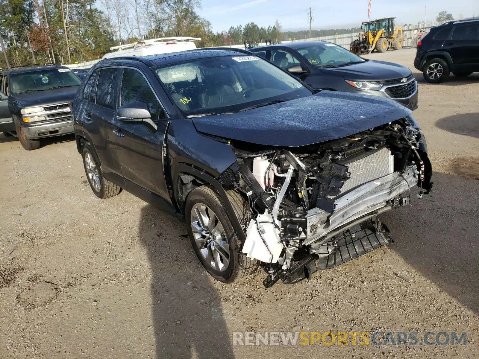 1 Photograph of a damaged car JTMY1RFV6KD515894 TOYOTA RAV4 2019