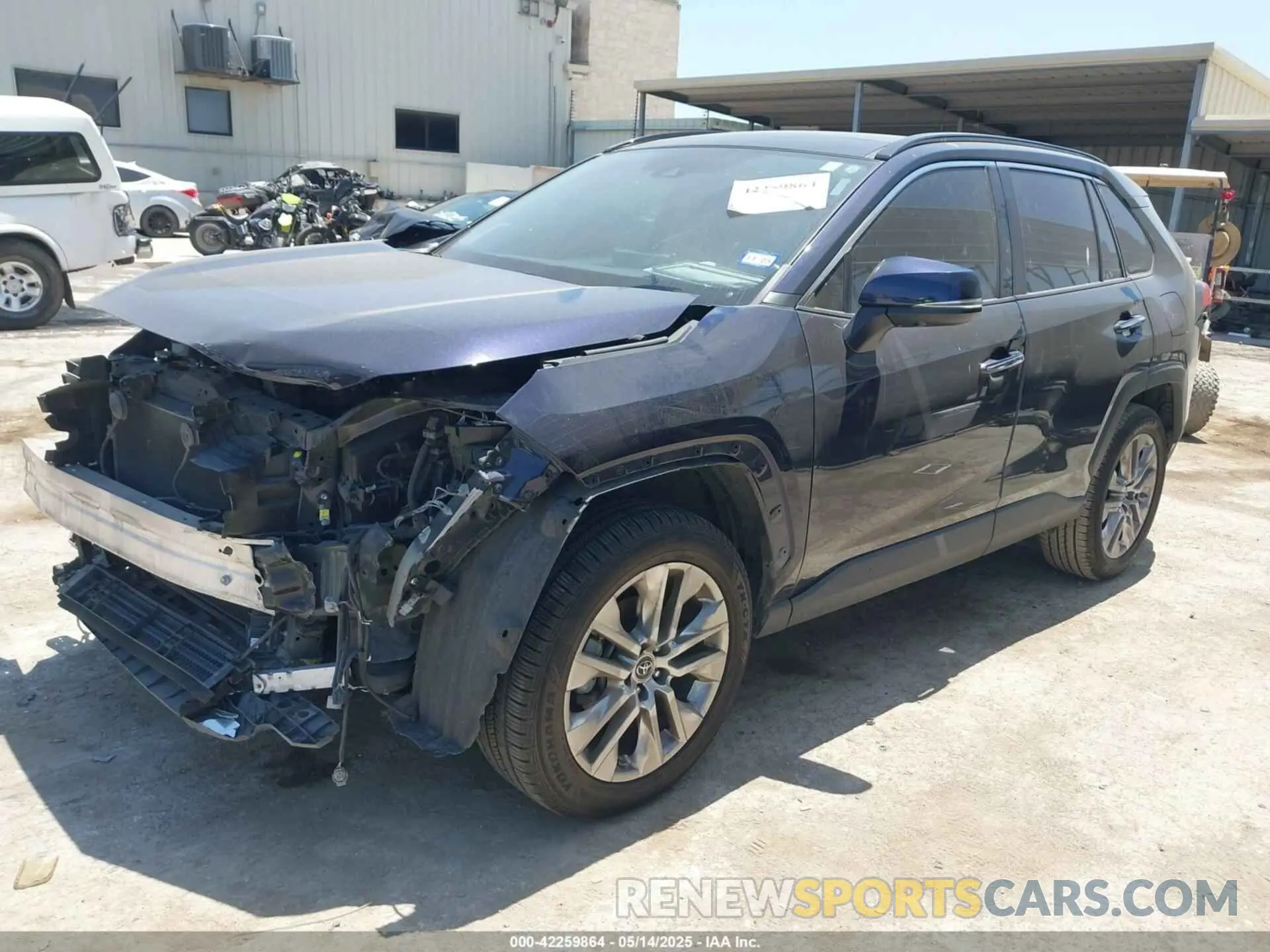 2 Фотография поврежденного автомобиля JTMY1RFV7KD516262 TOYOTA RAV4 2019