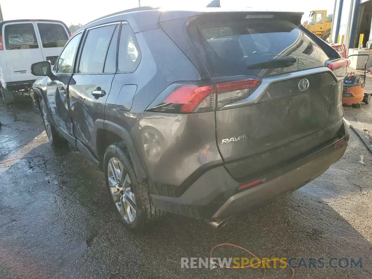 3 Photograph of a damaged car JTMY1RFV8KD500412 TOYOTA RAV4 2019