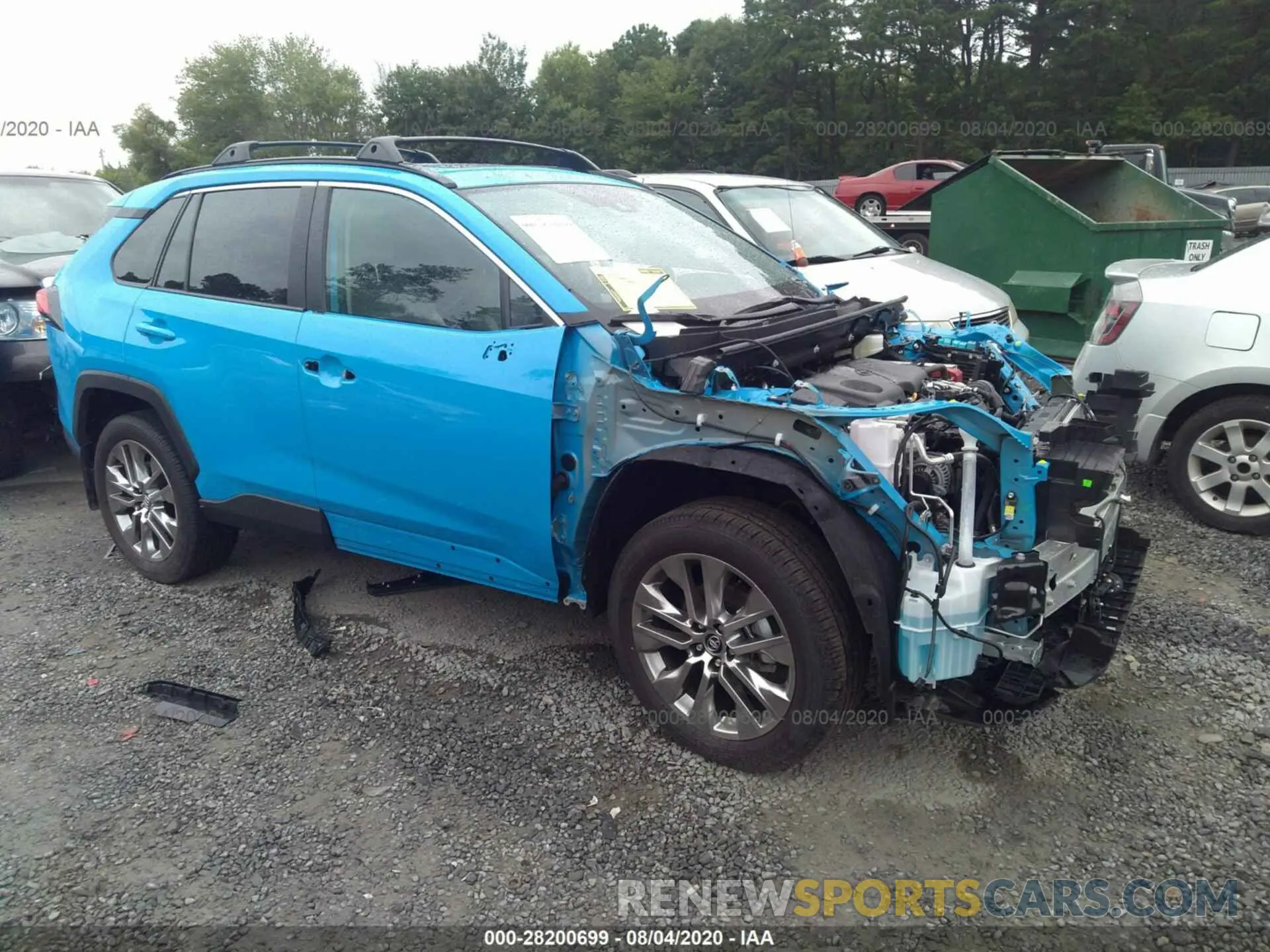 1 Photograph of a damaged car 2T3A1RFV2LC095347 TOYOTA RAV4 2020