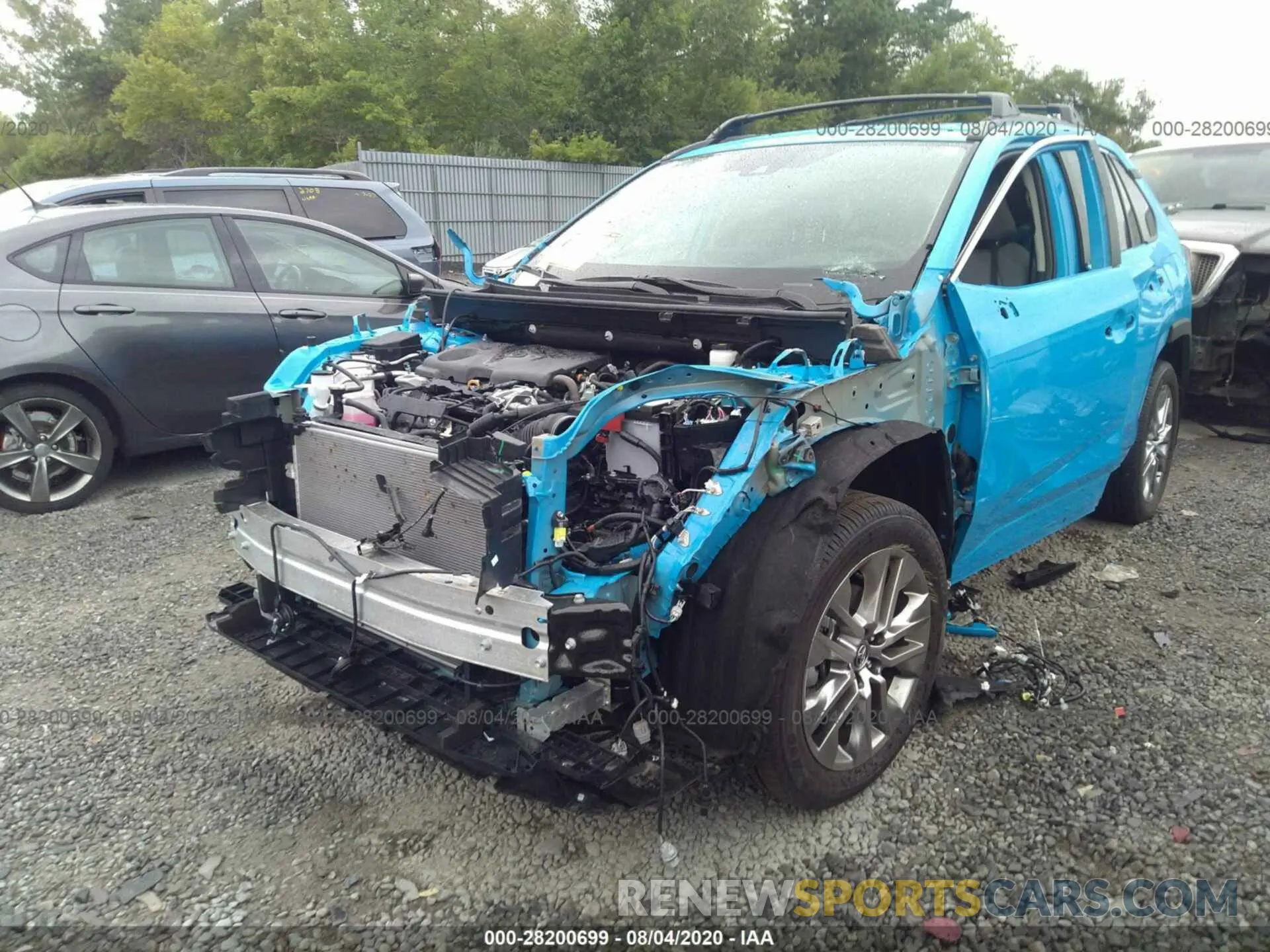 2 Photograph of a damaged car 2T3A1RFV2LC095347 TOYOTA RAV4 2020