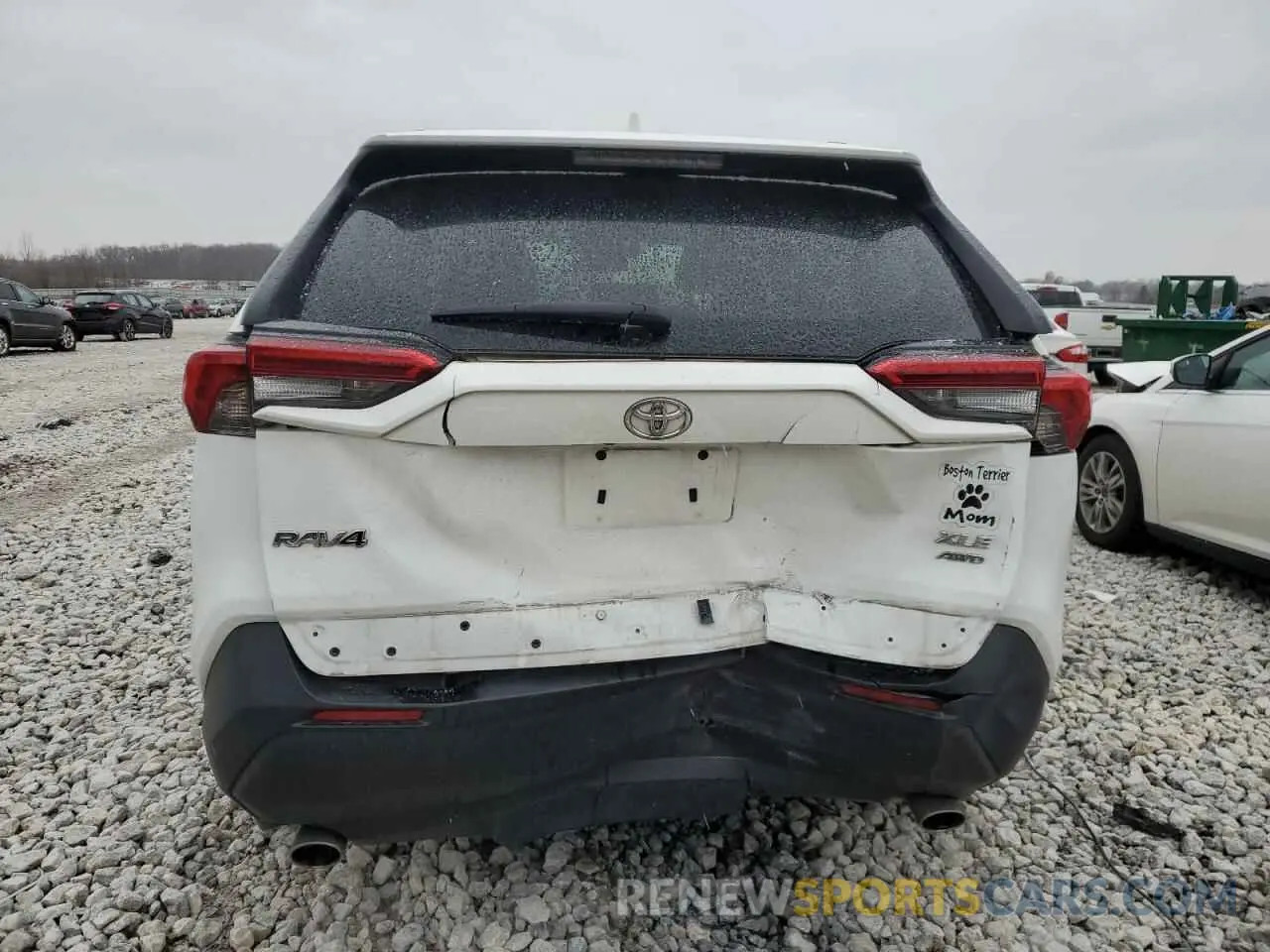 6 Фотография поврежденного автомобиля 2T3A1RFV2LW117233 TOYOTA RAV4 2020