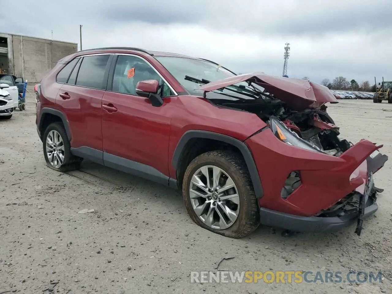 4 Фотография поврежденного автомобиля 2T3A1RFV3LC123124 TOYOTA RAV4 2020