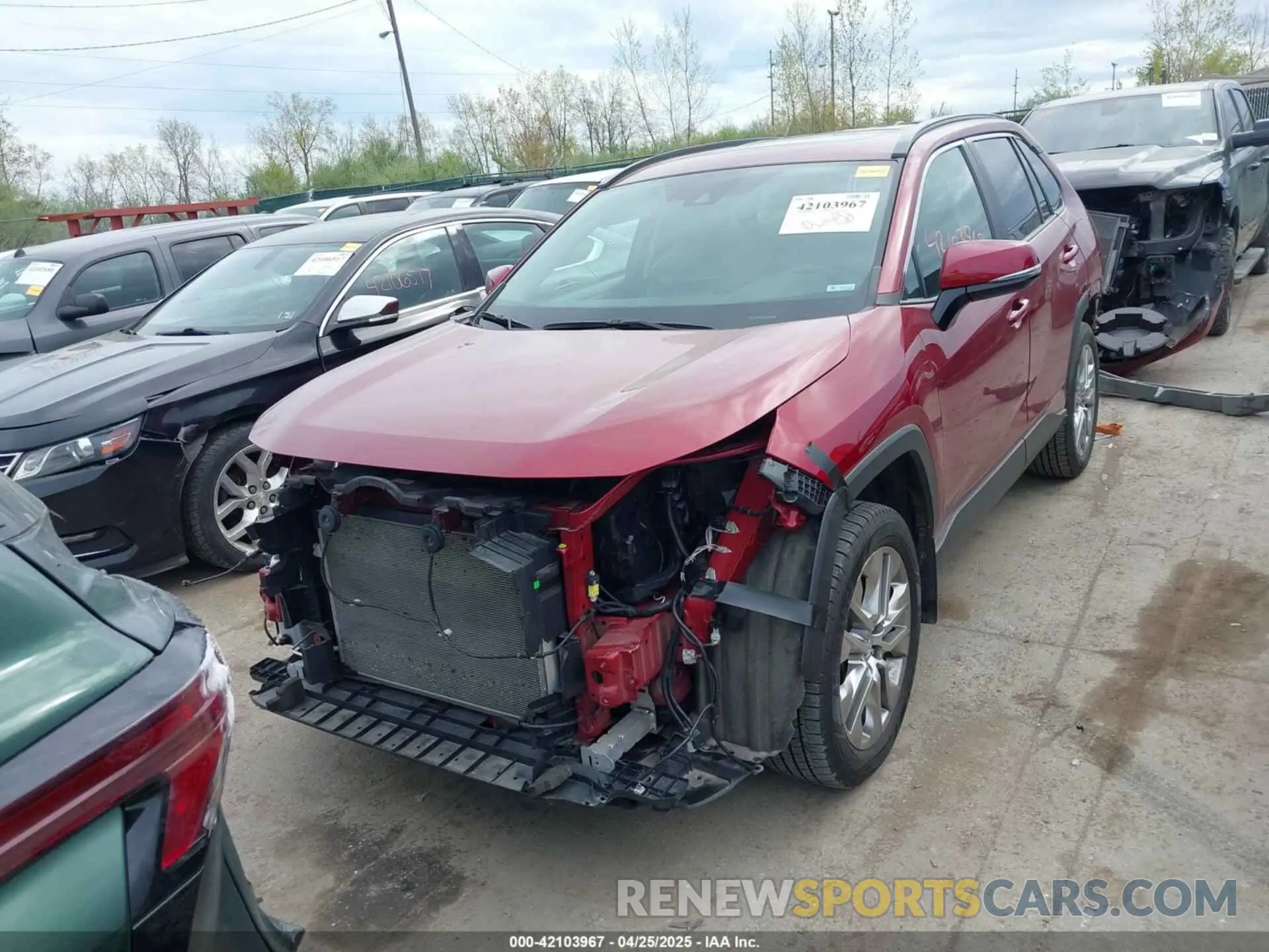 13 Фотография поврежденного автомобиля 2T3A1RFV3LW135997 TOYOTA RAV4 2020