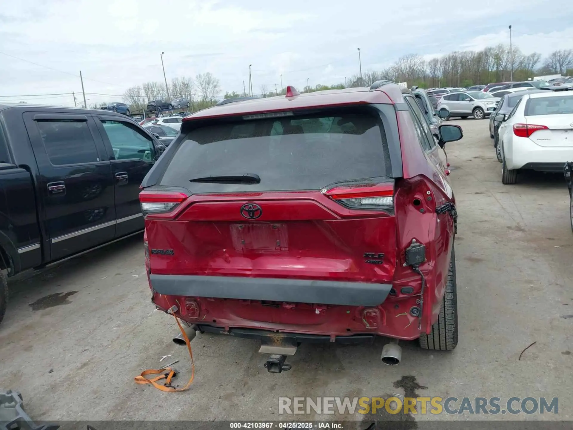 17 Фотография поврежденного автомобиля 2T3A1RFV3LW135997 TOYOTA RAV4 2020