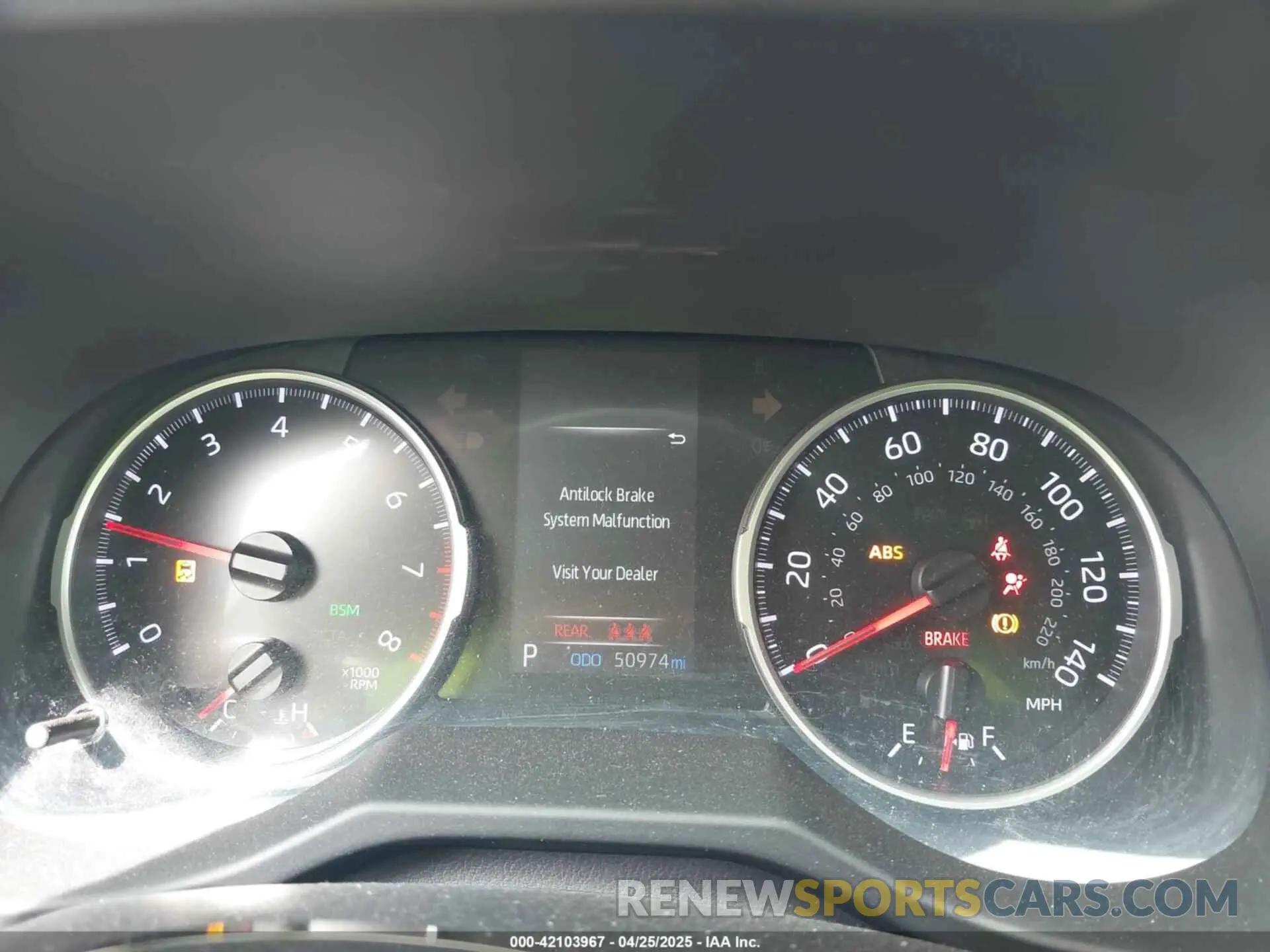 7 Фотография поврежденного автомобиля 2T3A1RFV3LW135997 TOYOTA RAV4 2020