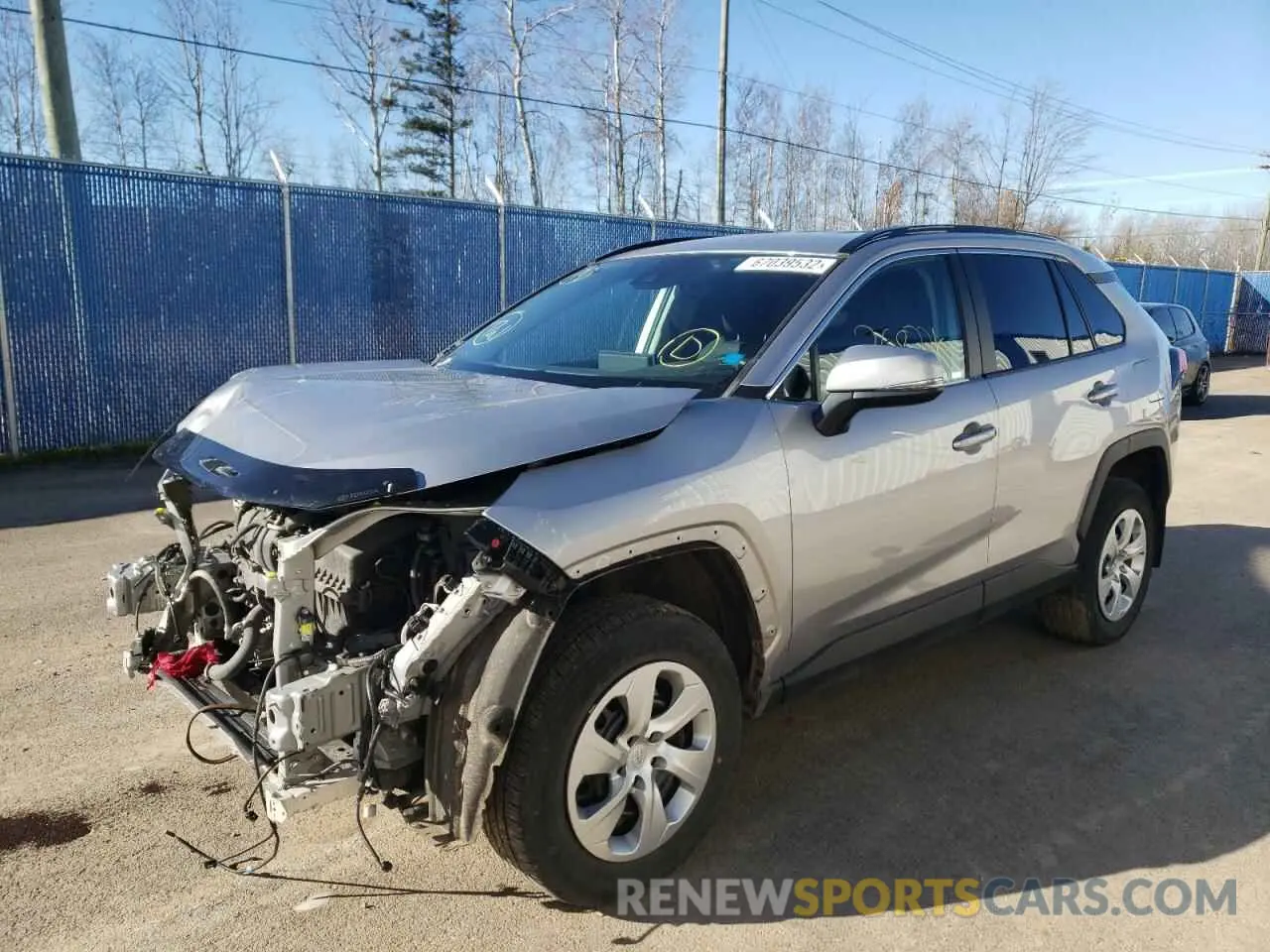 2 Фотография поврежденного автомобиля 2T3B1RFV1LC100672 TOYOTA RAV4 2020