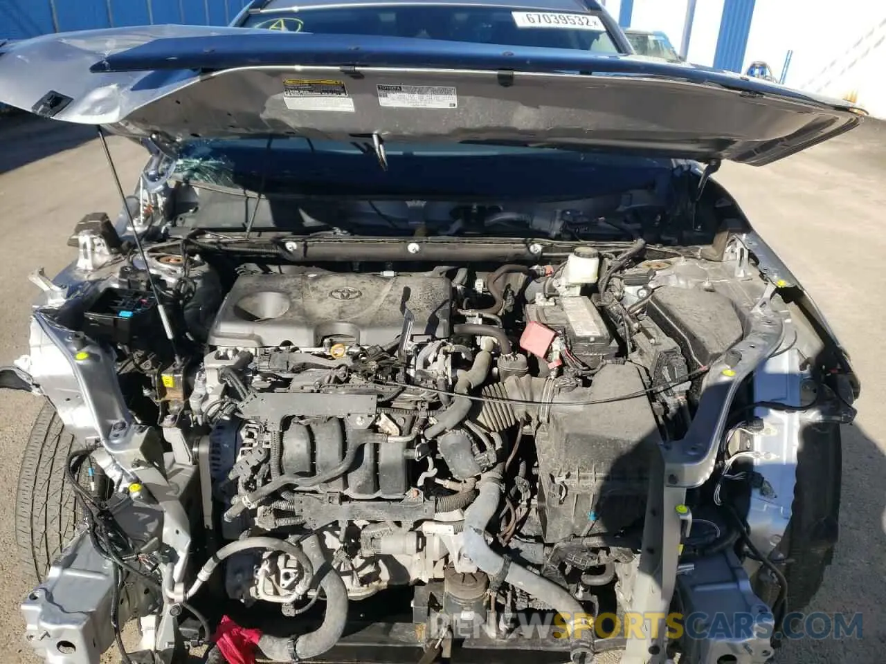 7 Фотография поврежденного автомобиля 2T3B1RFV1LC100672 TOYOTA RAV4 2020